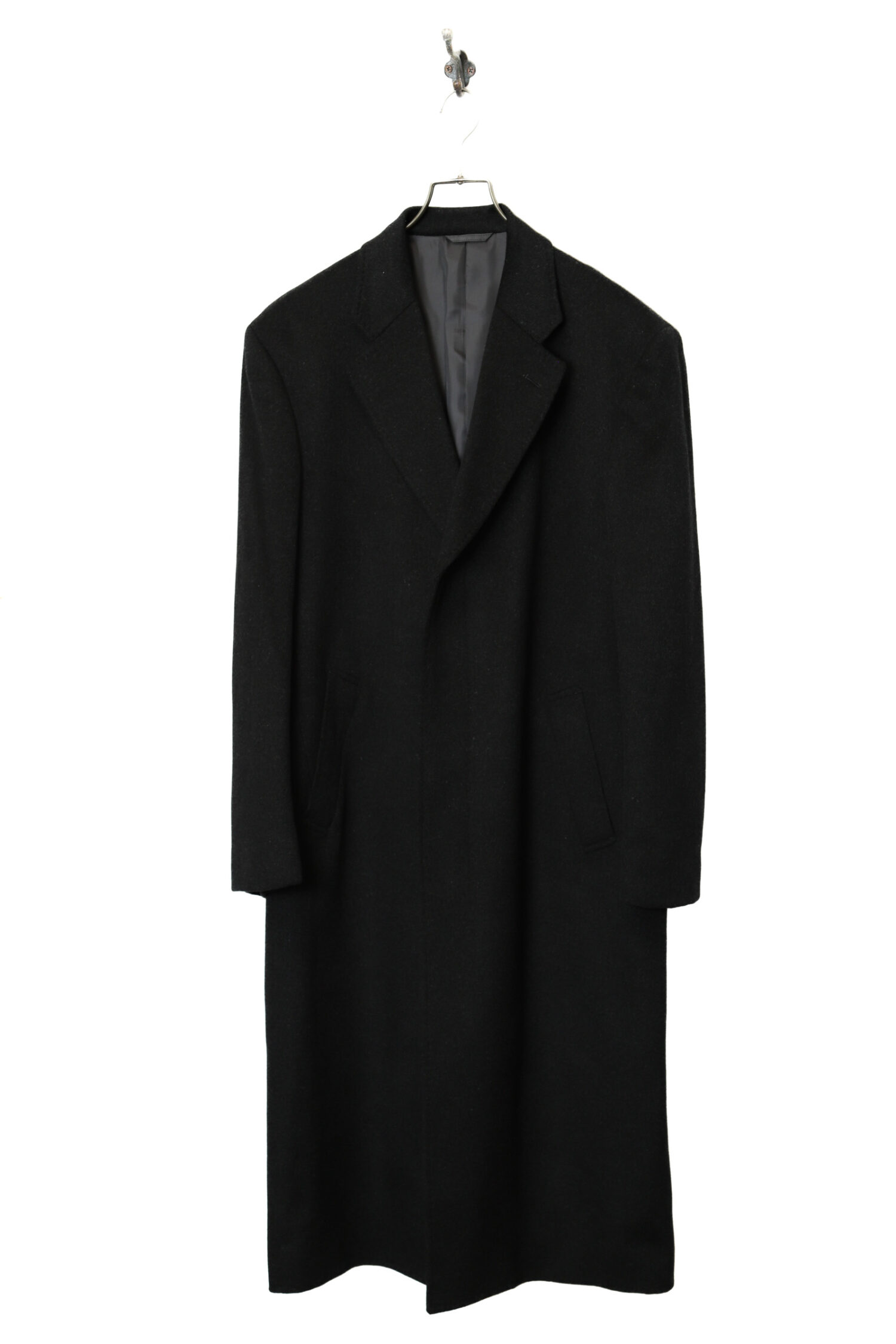 VINTAGE CASHMERE WOOL CHESTER COAT/XL
