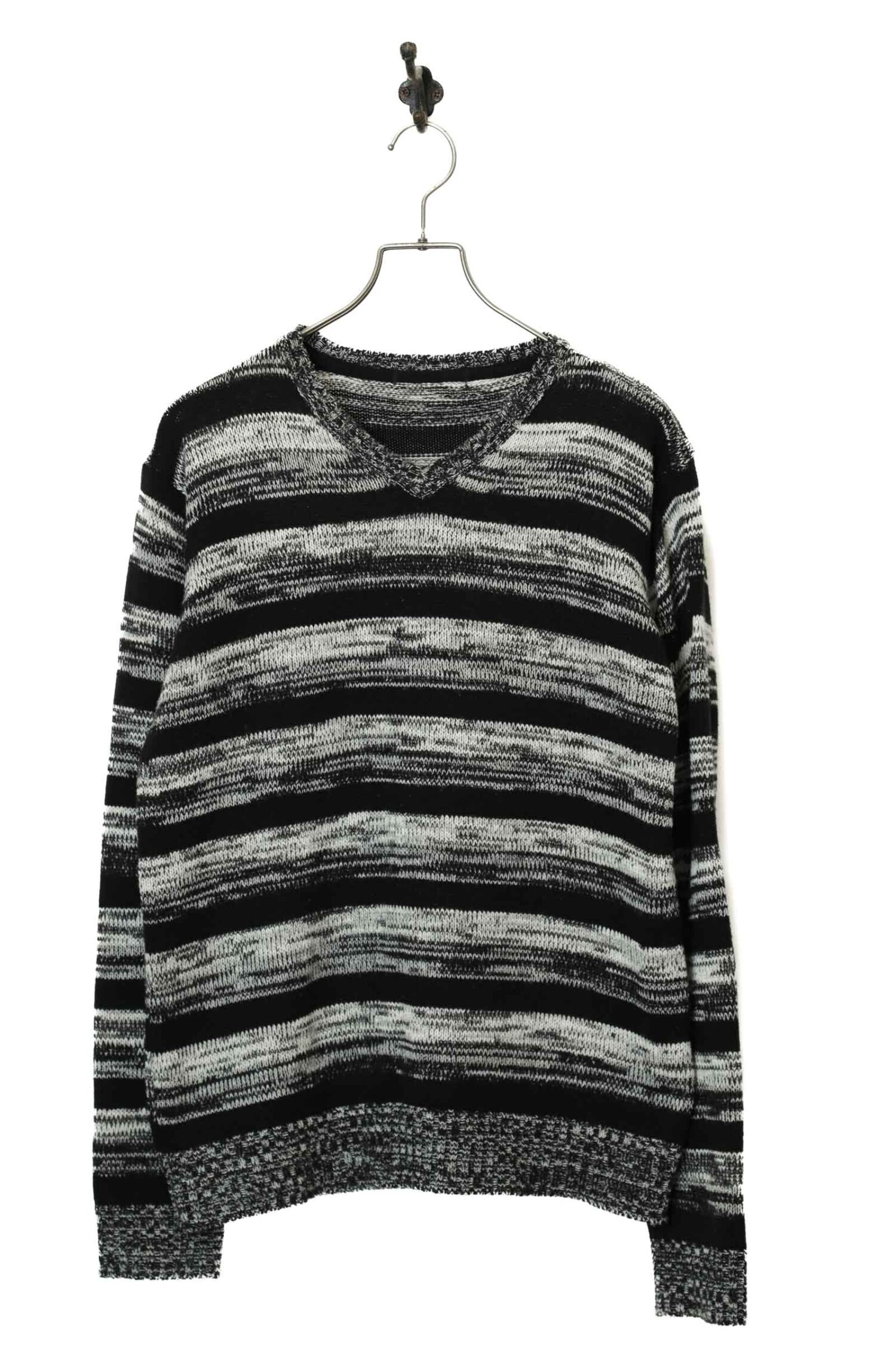 VINNTAGE BORDER KNITED SWEATER/M