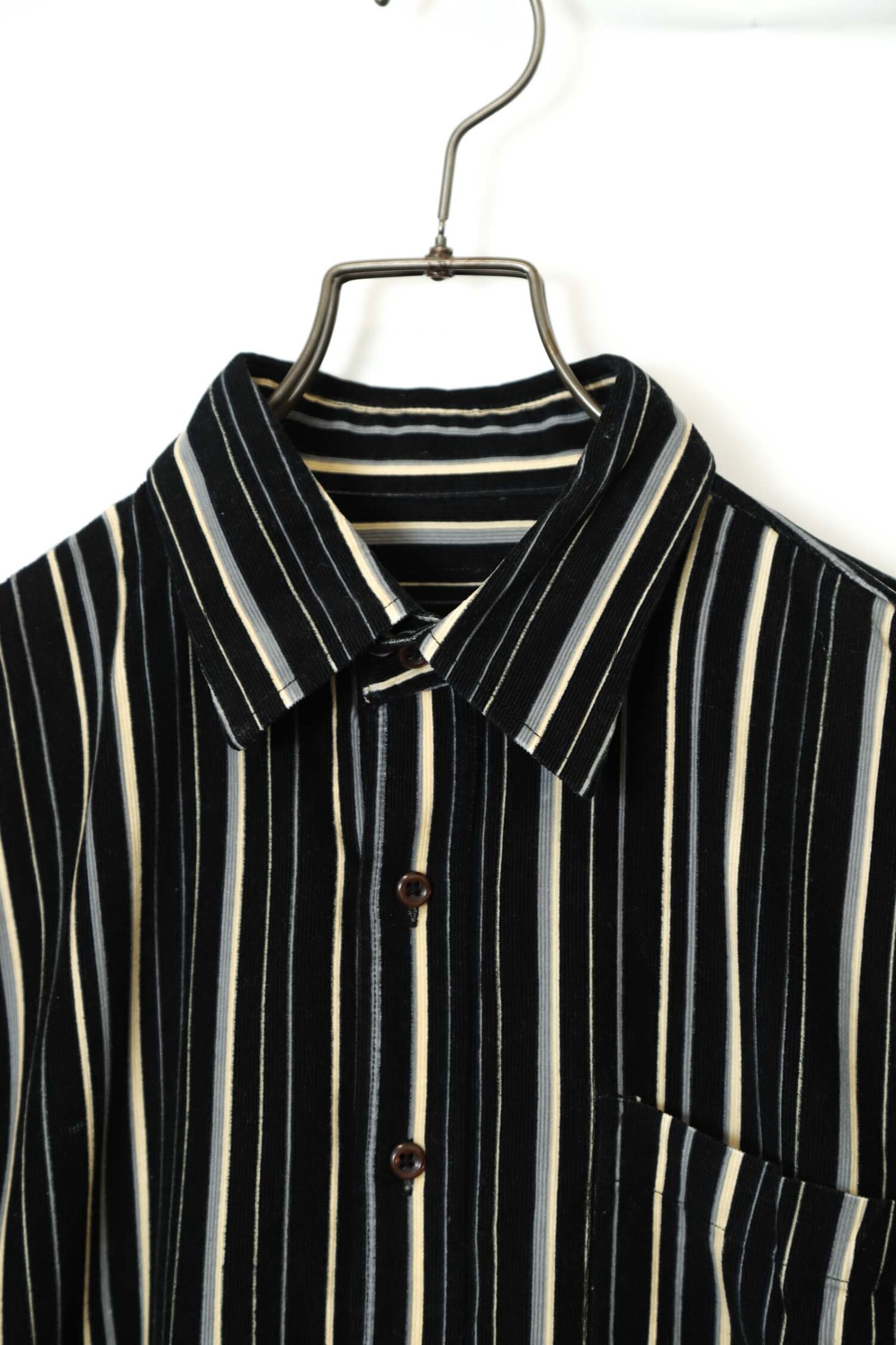 Alternative view of VINTAGE CORDUROY STARIPE SHIRT/L