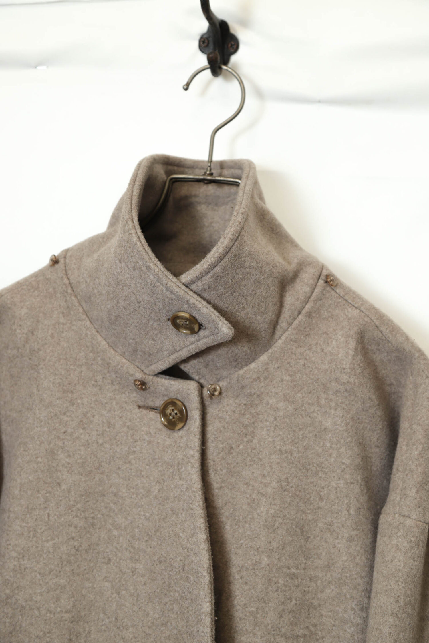 Alternative view of VINTAGE STAND COLLAR COAT/XL