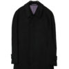 VINTAGE CASHMERE WOOL CONVERTIBLE COLLAR COAT/L