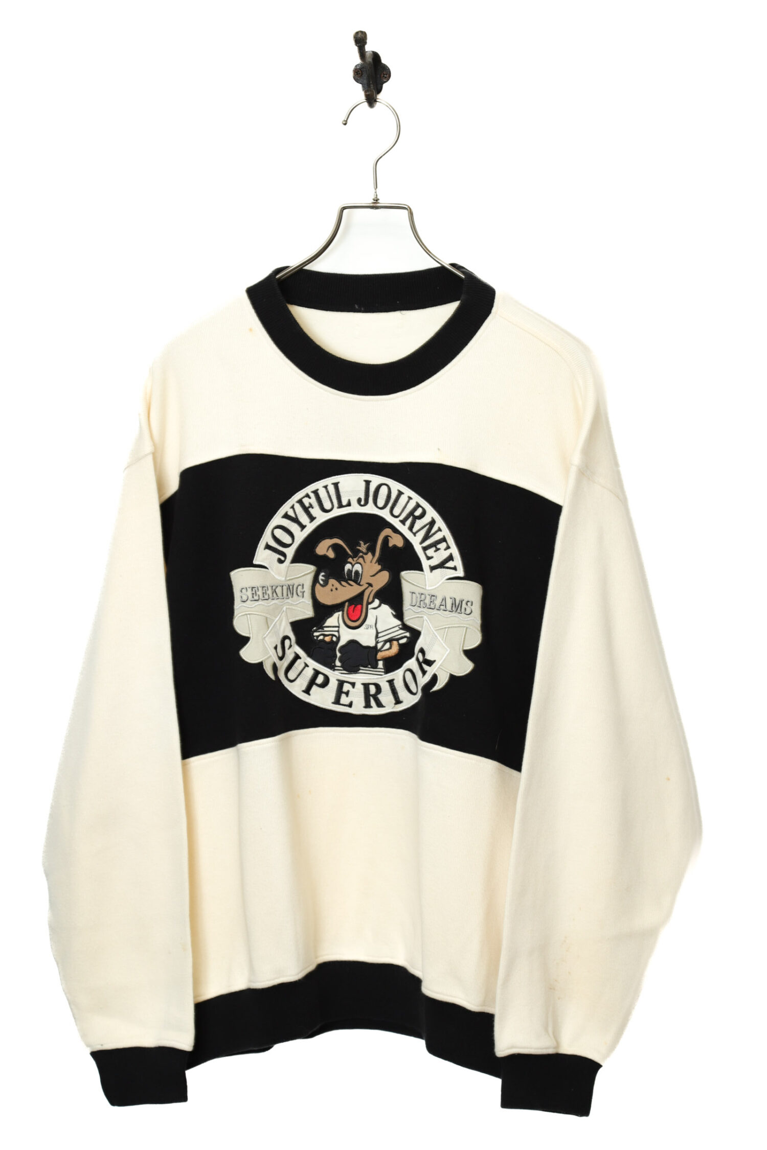 VINTAGE EMBROIDERY KNITED SWEATER/XL