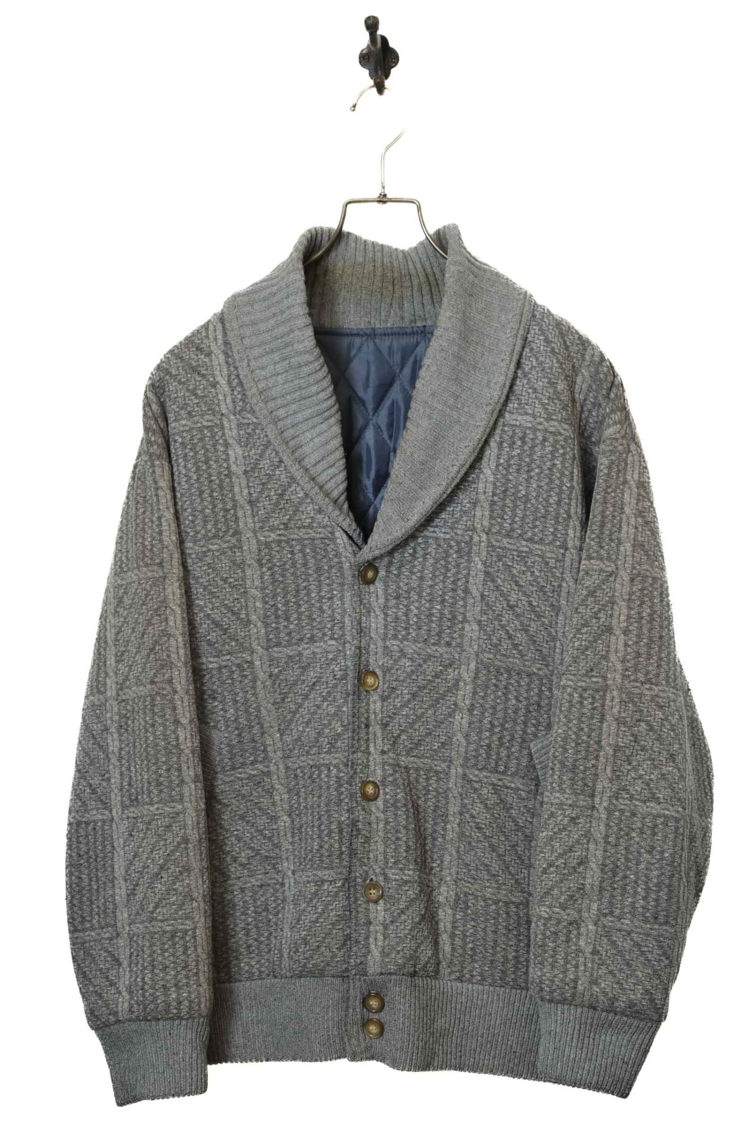 VINTAGE KNITTED JACKET/L