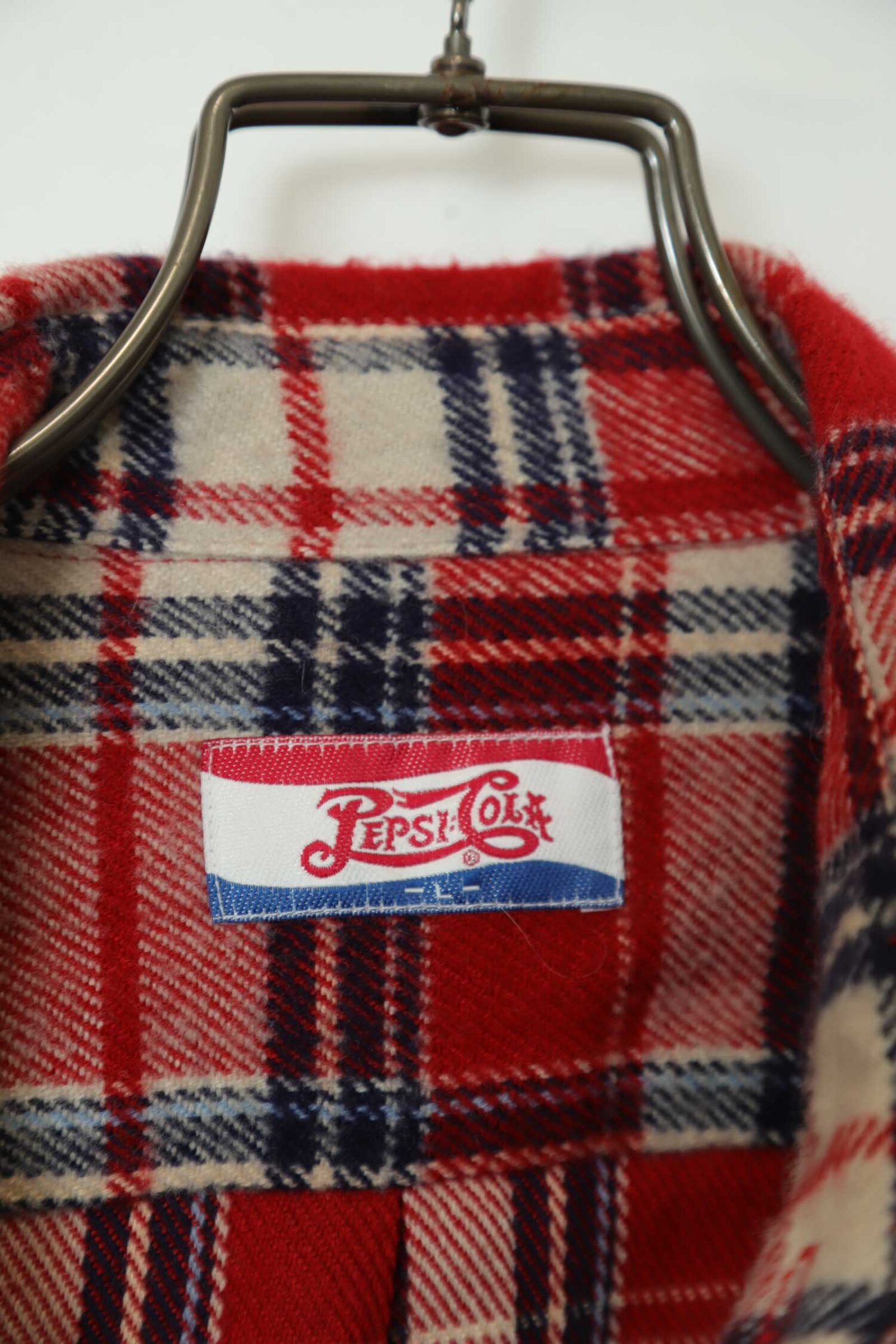 Alternative view of VINTAGE PEPSI CHECK PATTERNED SHIRT/L