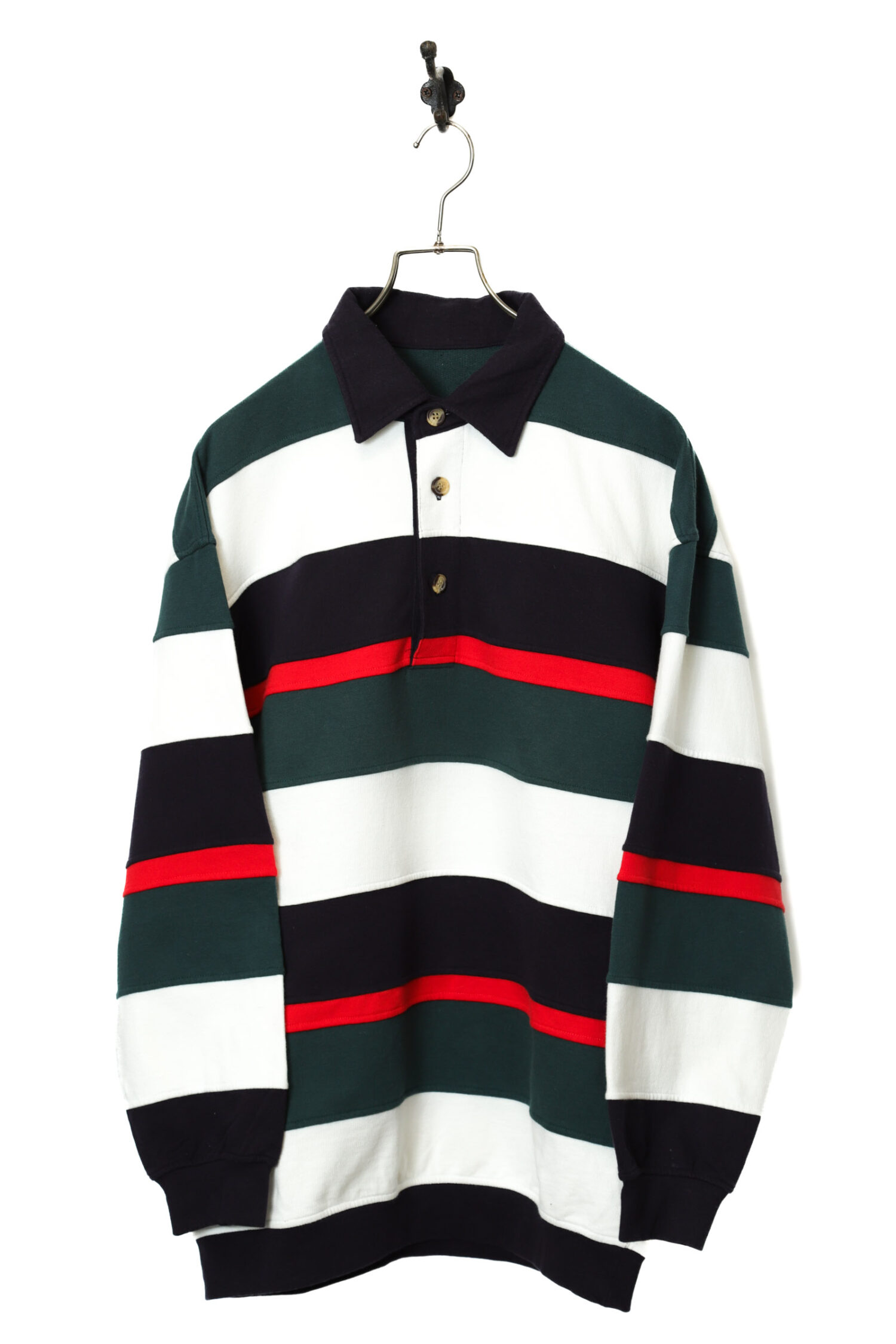 VINTAGE BORDER POLO-SWEAT SHIRT/XL