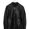 VINTAGE COW LEATHER SINGLE RIDERS JACKET/M