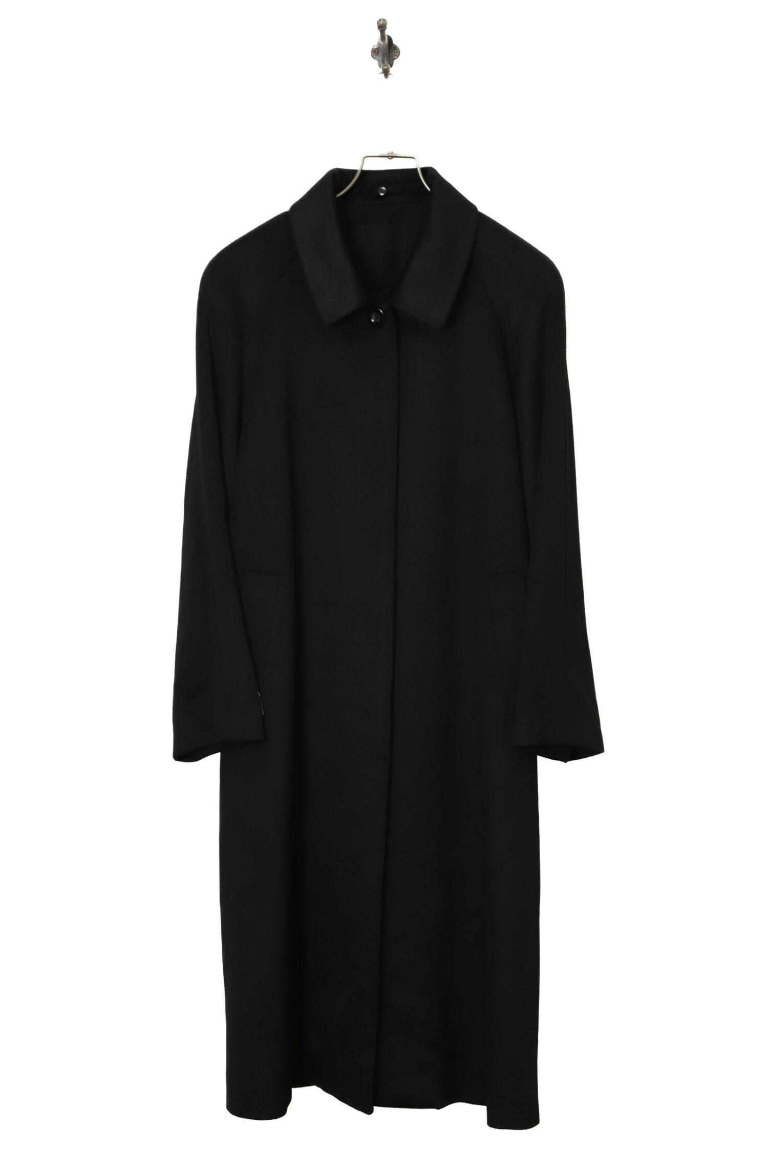 USED CASHMERE WOOL COAT/L