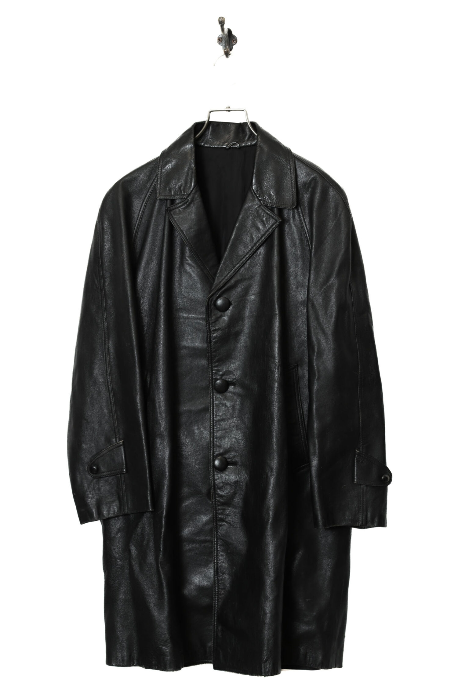 VINTAGE SHEEP LEATHER COAT/L