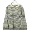 VINTAGE PATTERN KNITED SWEATER/M