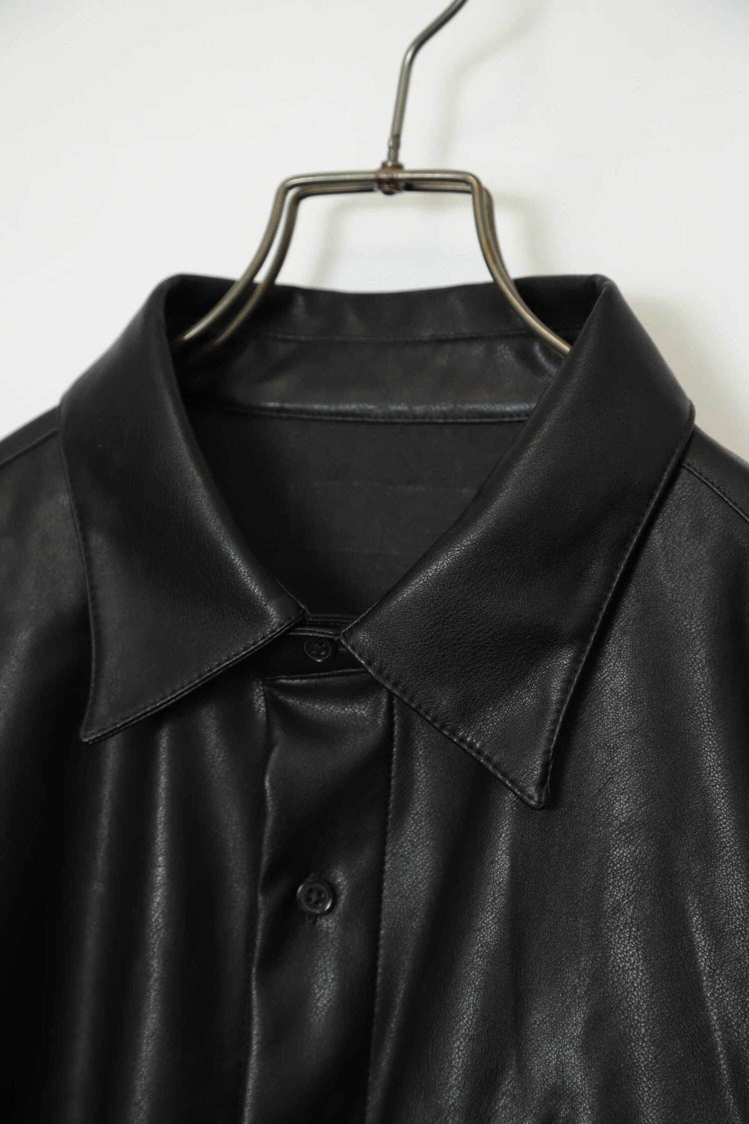 Alternative view of VINTAGE FAKE LEATHER SHIRT/XL