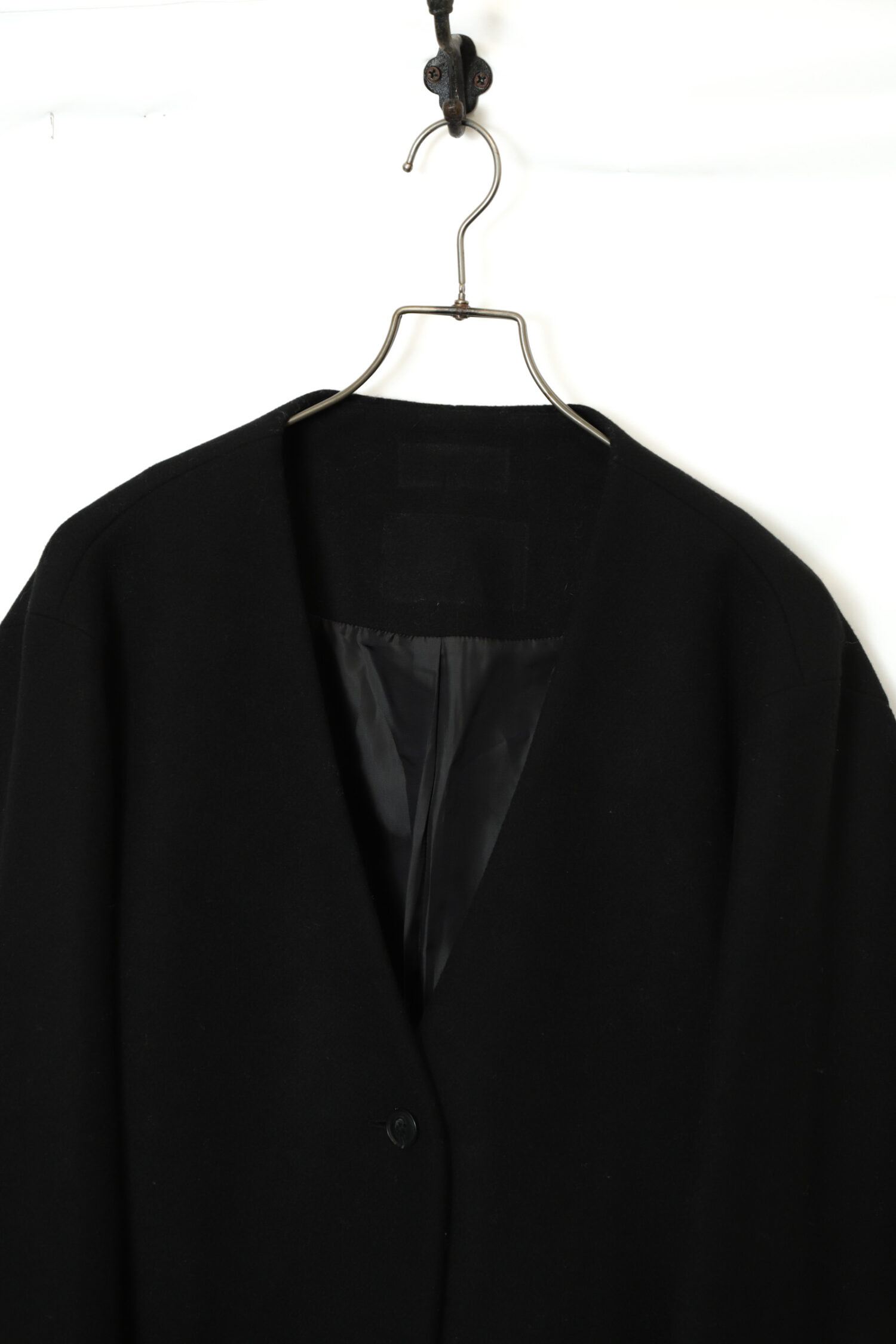 Alternative view of VINTAGE COLLARLESS COAT/L