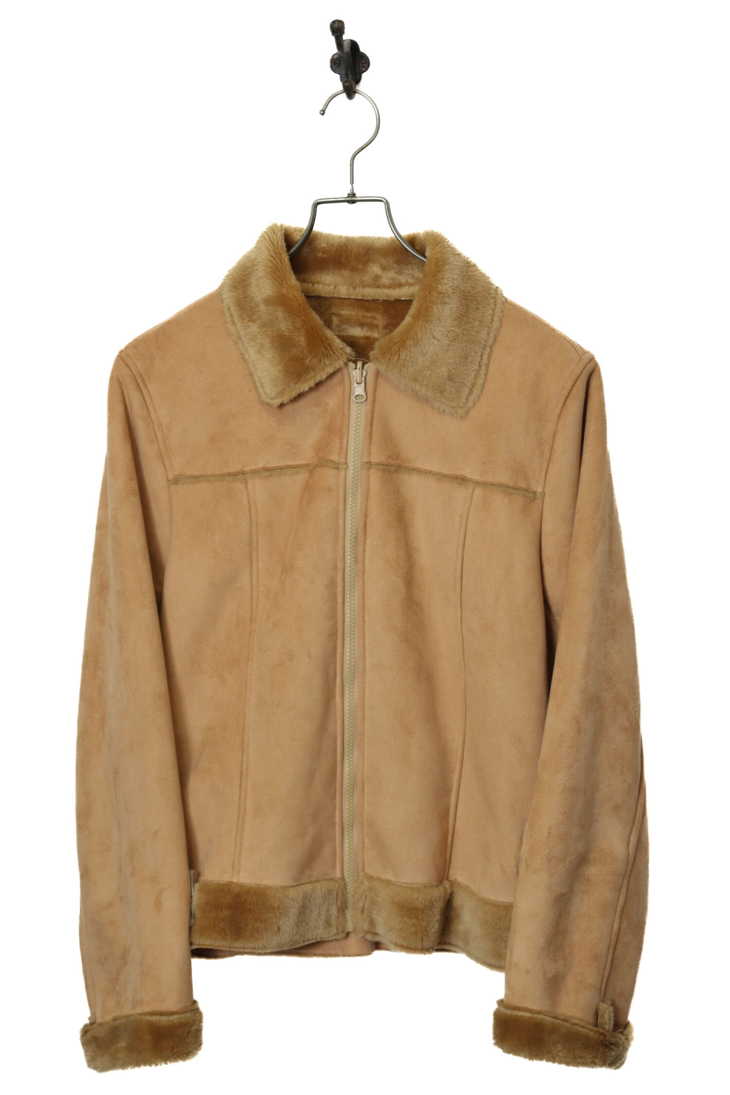 VINTAGE FAKE MOUTON JACKET/M