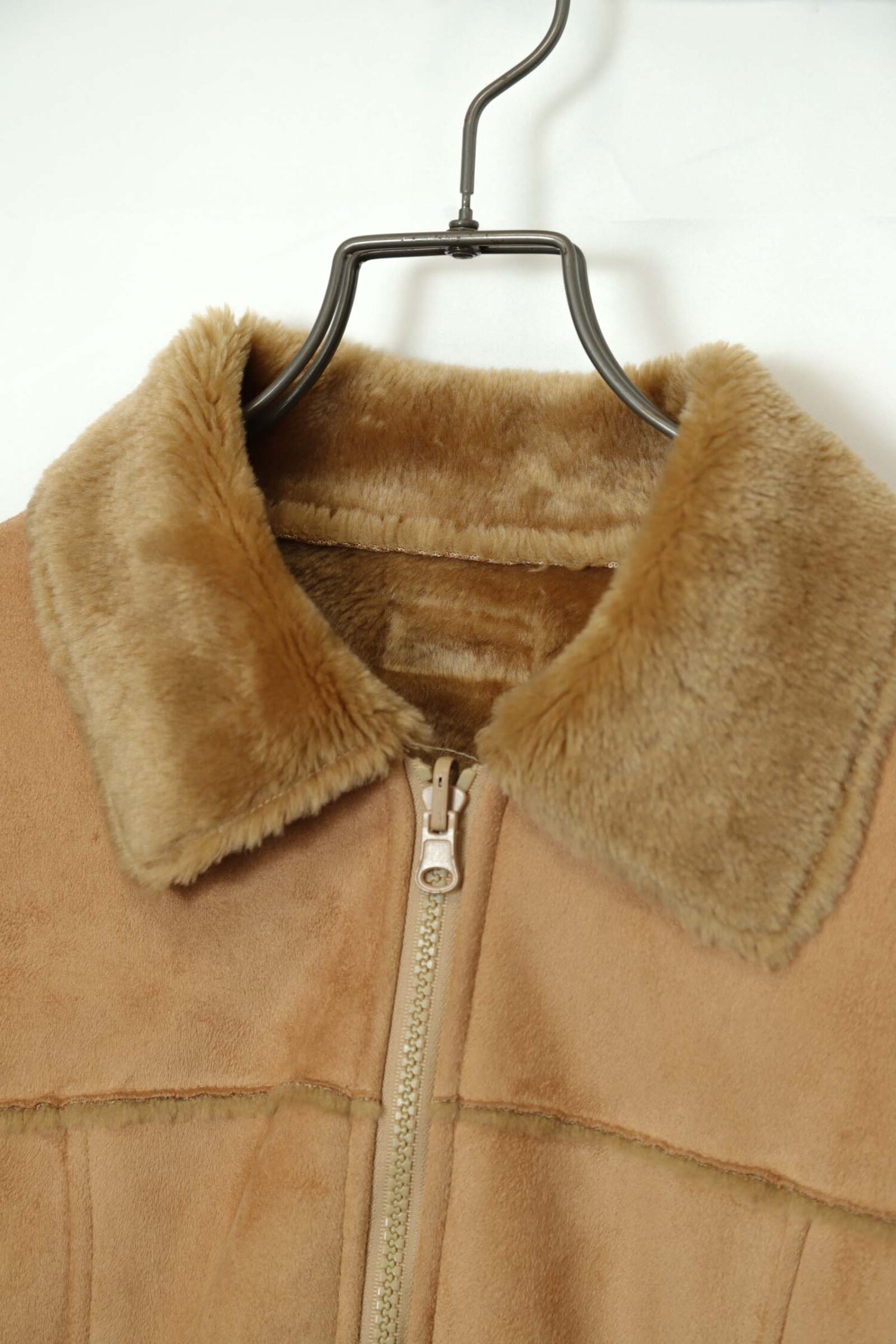 Alternative view of VINTAGE FAKE MOUTON JACKET/M