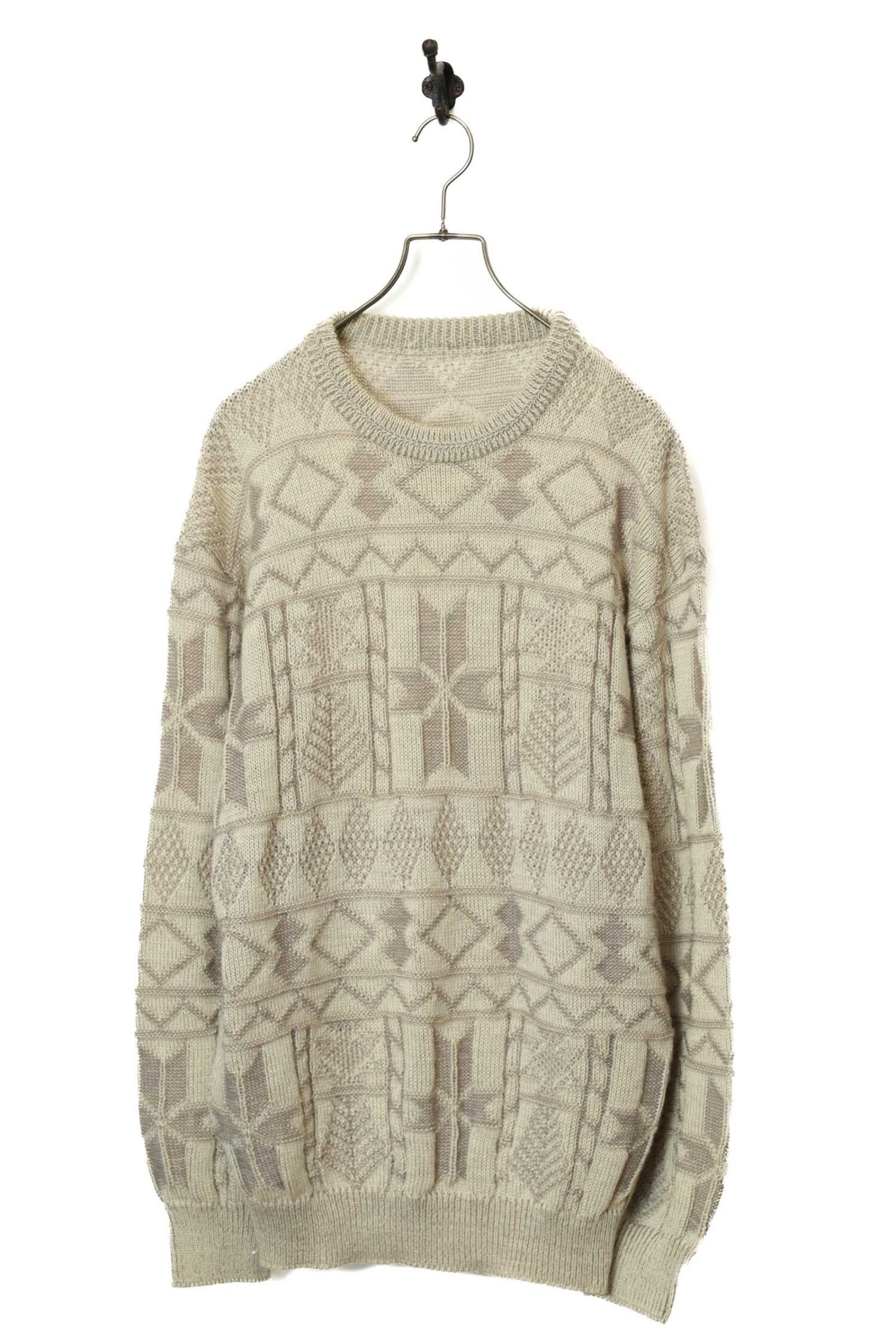 VINTAGE KNITTED SWEATER/L