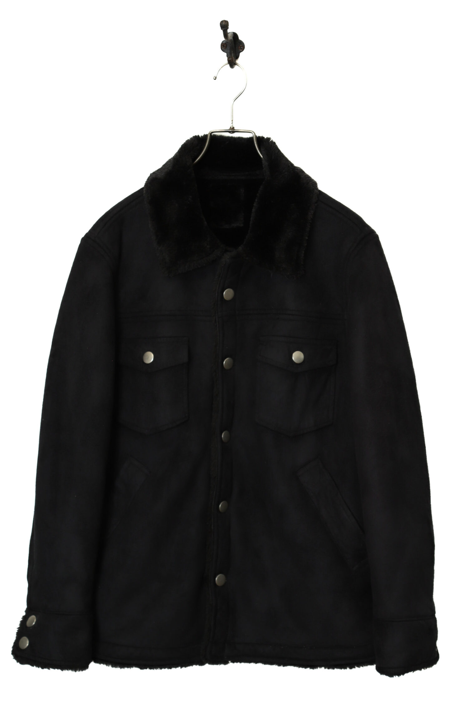 VINTAGE FAKE MOUTON JACKET/L