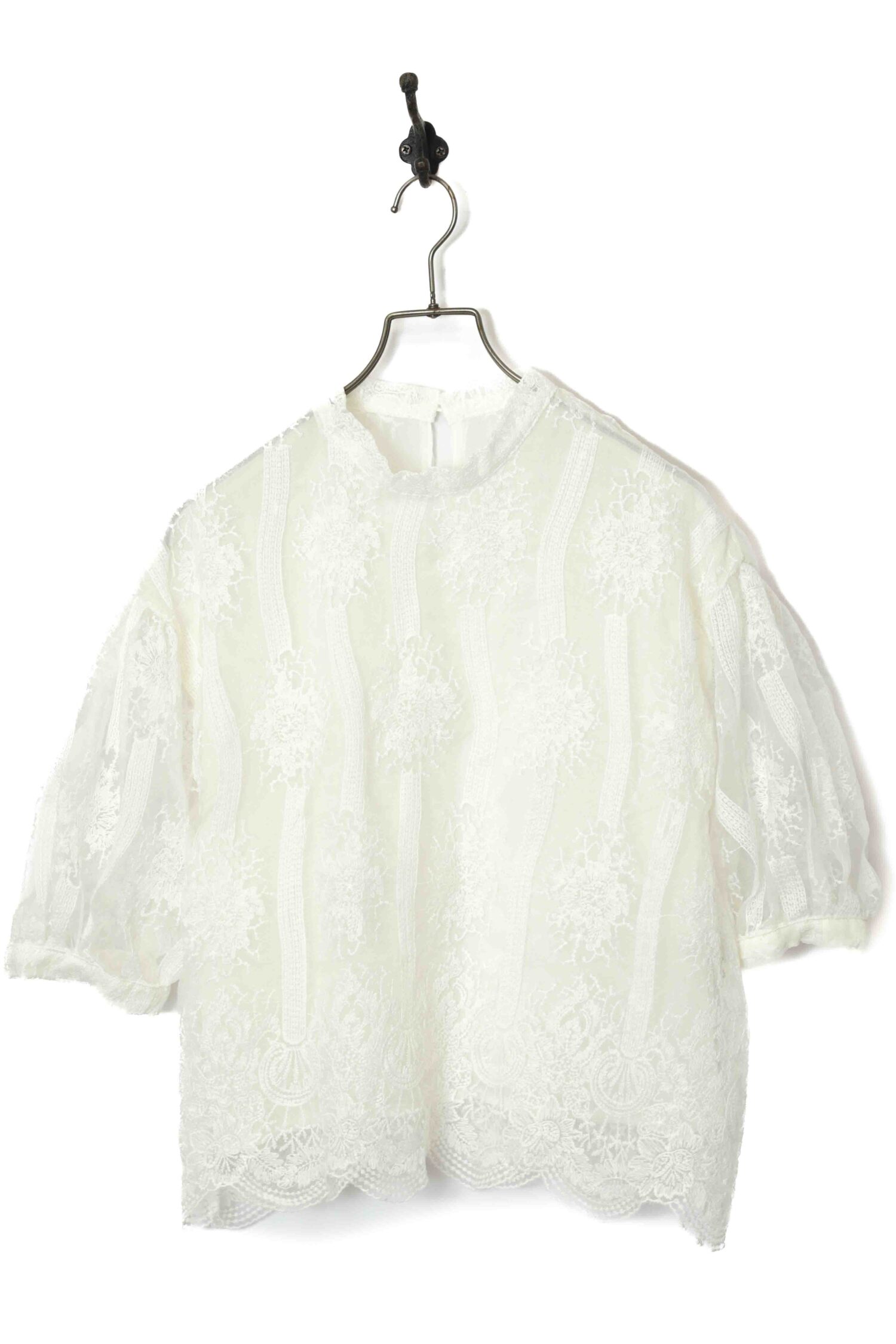 VINTAGE LACE BLOUSE/L
