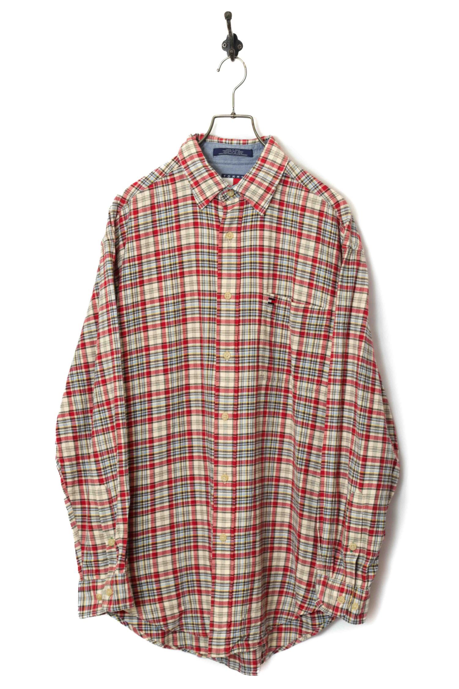 USED TOMMY HILFIGER CHECK SHIRT/XL