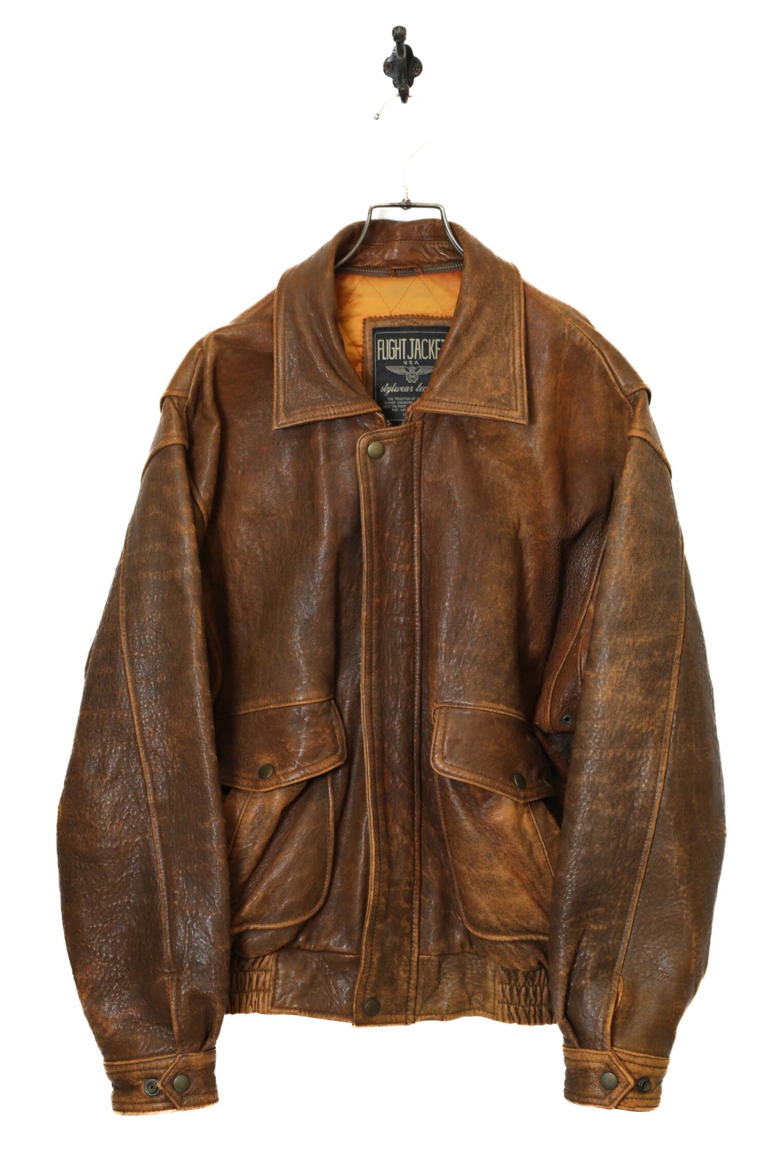 VINTAGE SHEEP LEATHER FLIGHT JACKET/XL | 古着屋FERANTRACING【公式