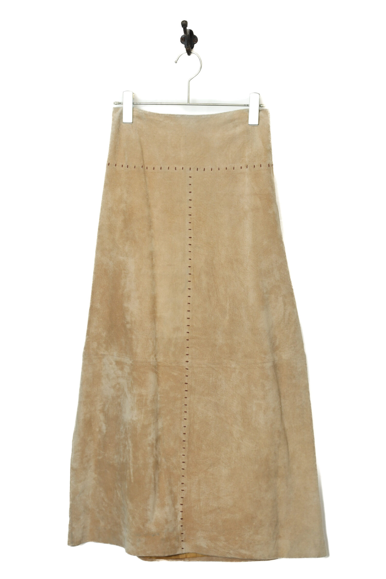 VINTAGE PIG SUEDE LEATHER SKIRT/W72