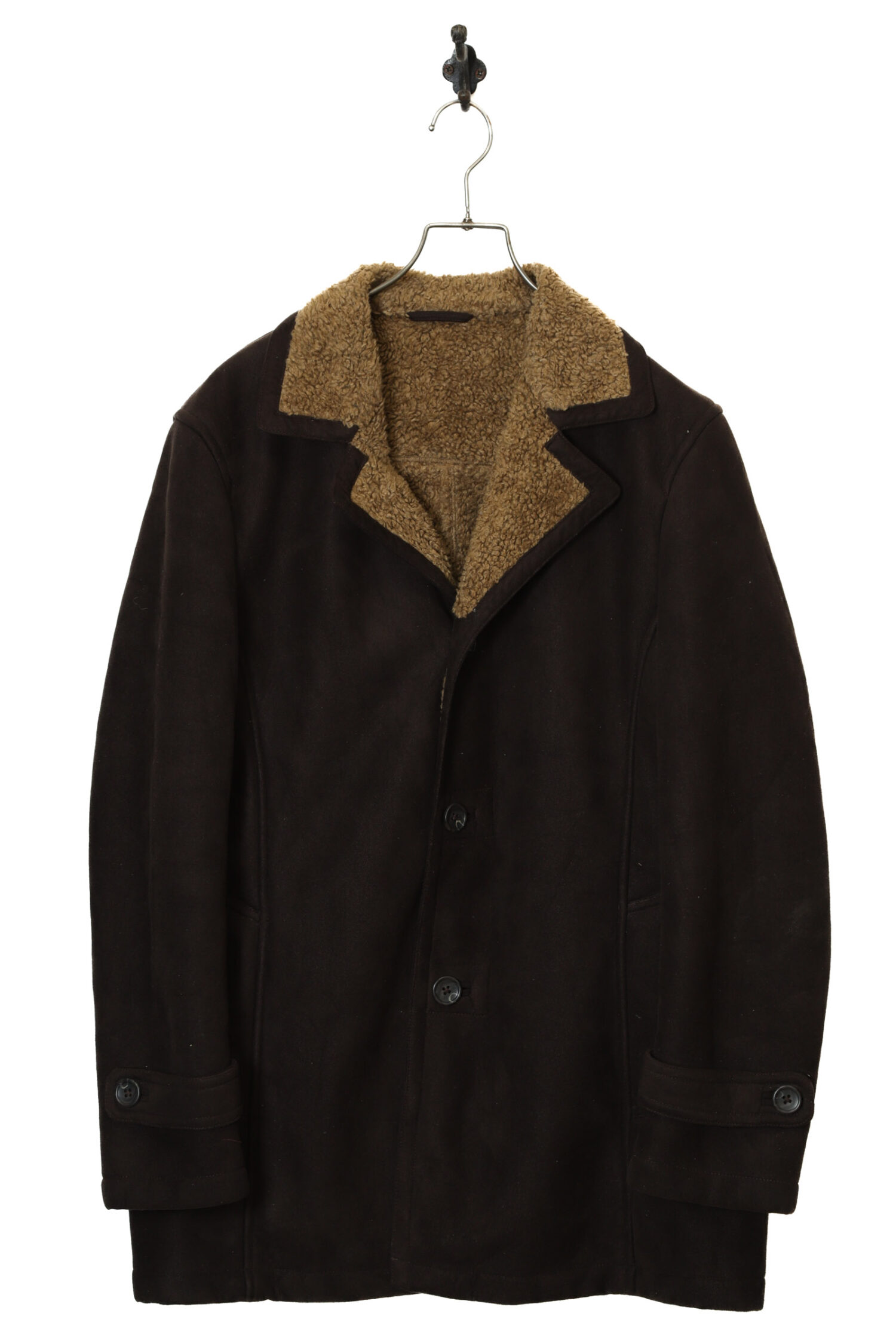 VINTAGE FAKE MOUTON JACKET/L