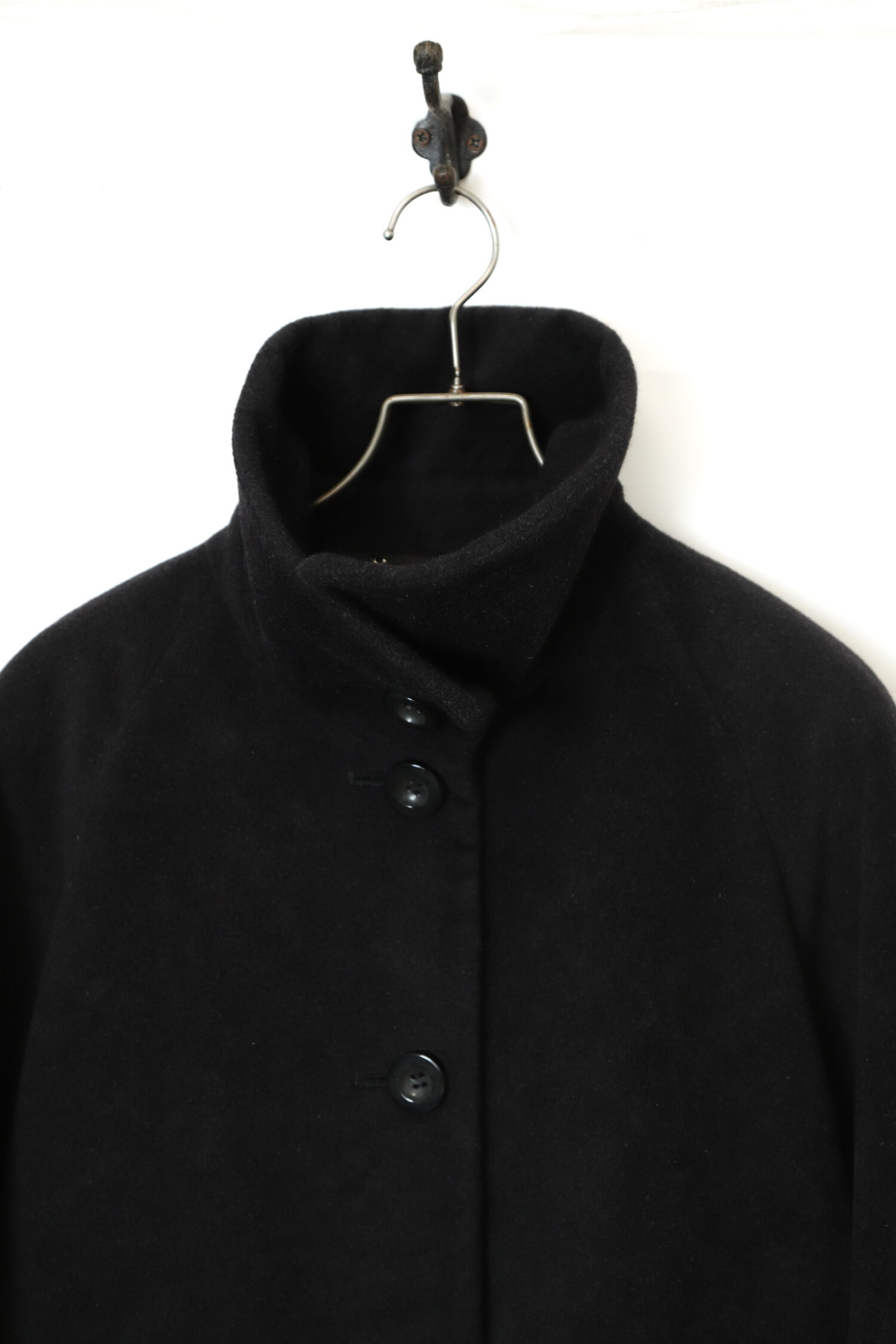 Alternative view of VINTAGE ANGORA WOOL COAT/L