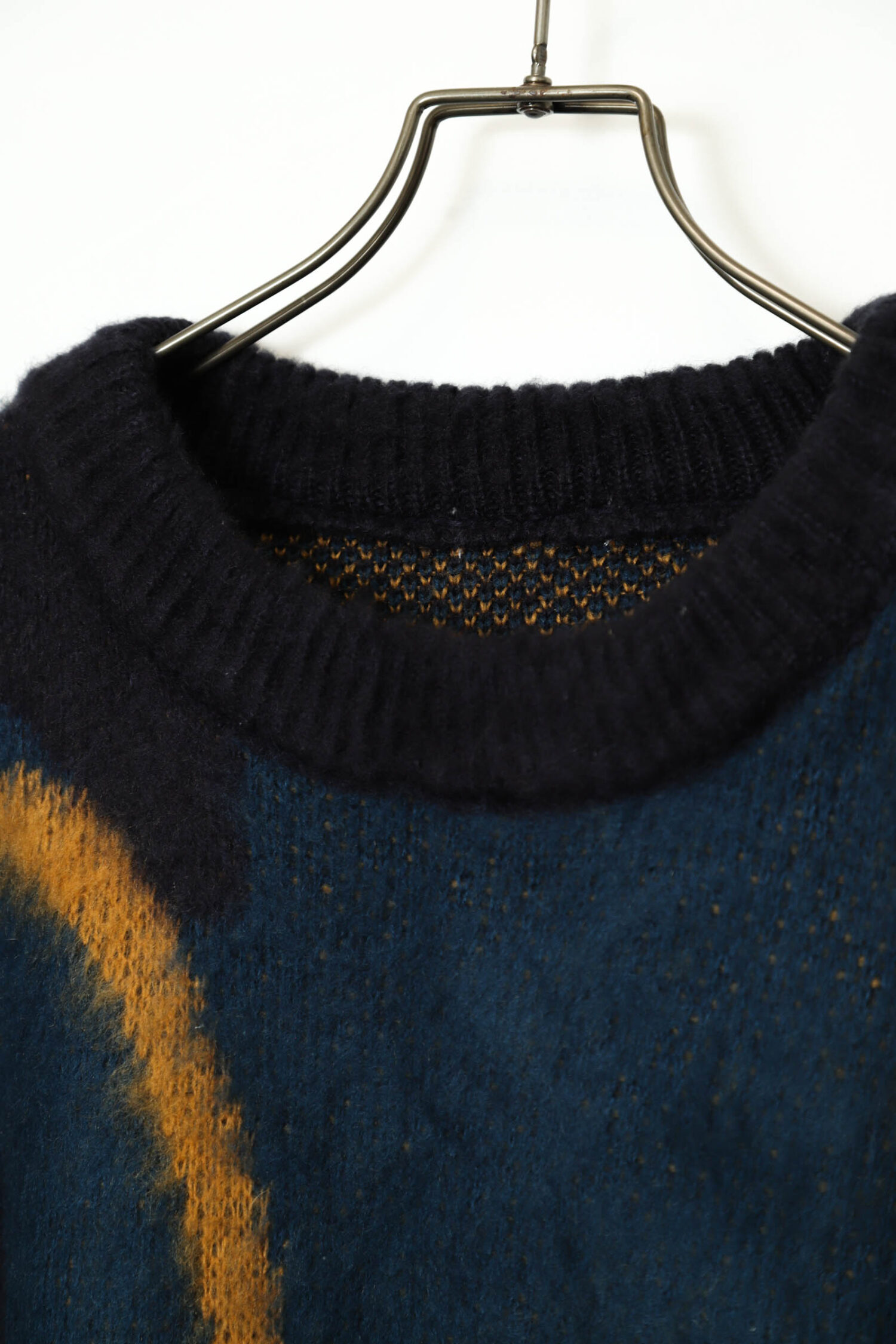 Alternative view of VINTAGE PATTERN KNITED SWEATER/XL