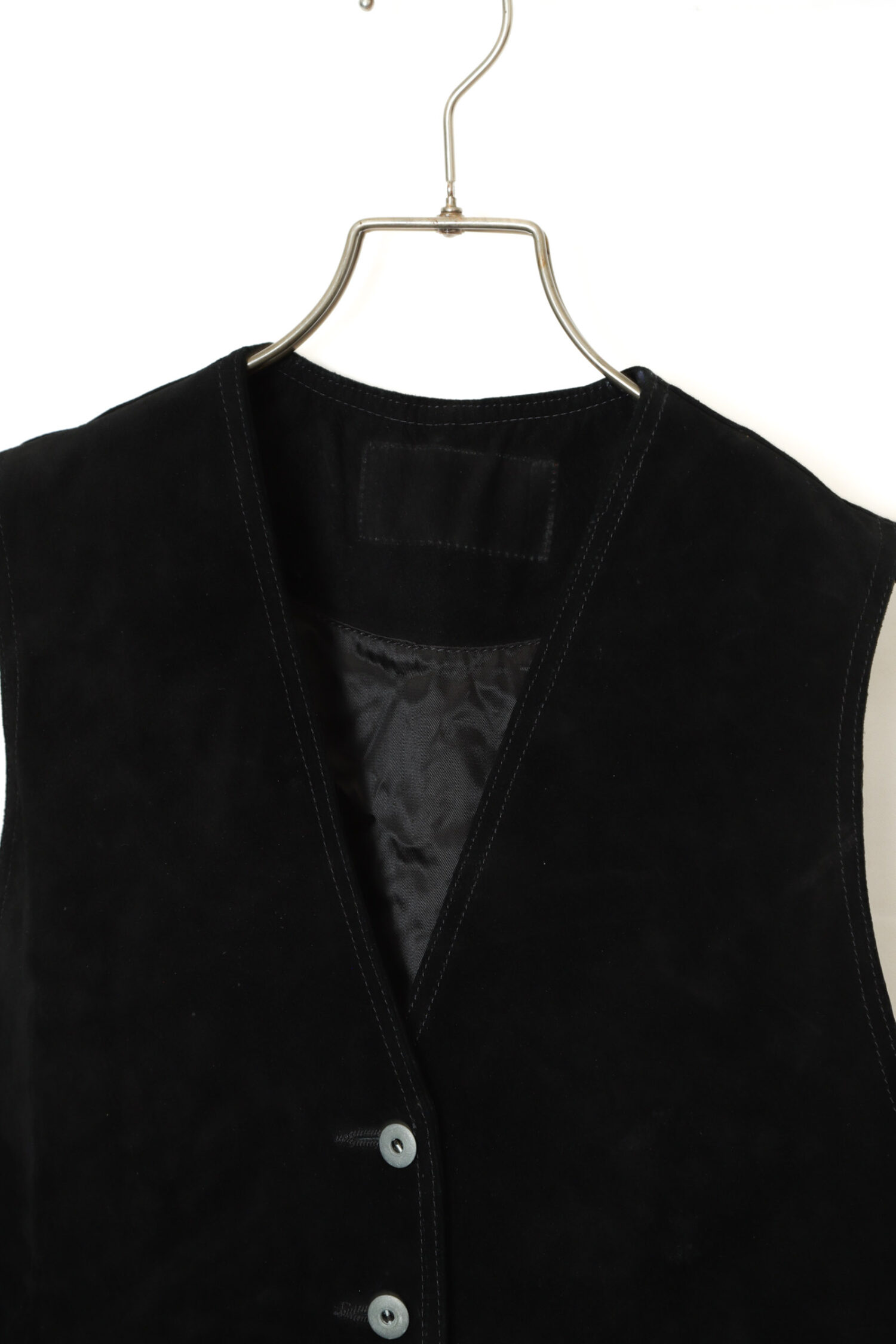 Alternative view of VINTAGE PIG SUEDE VEST/S