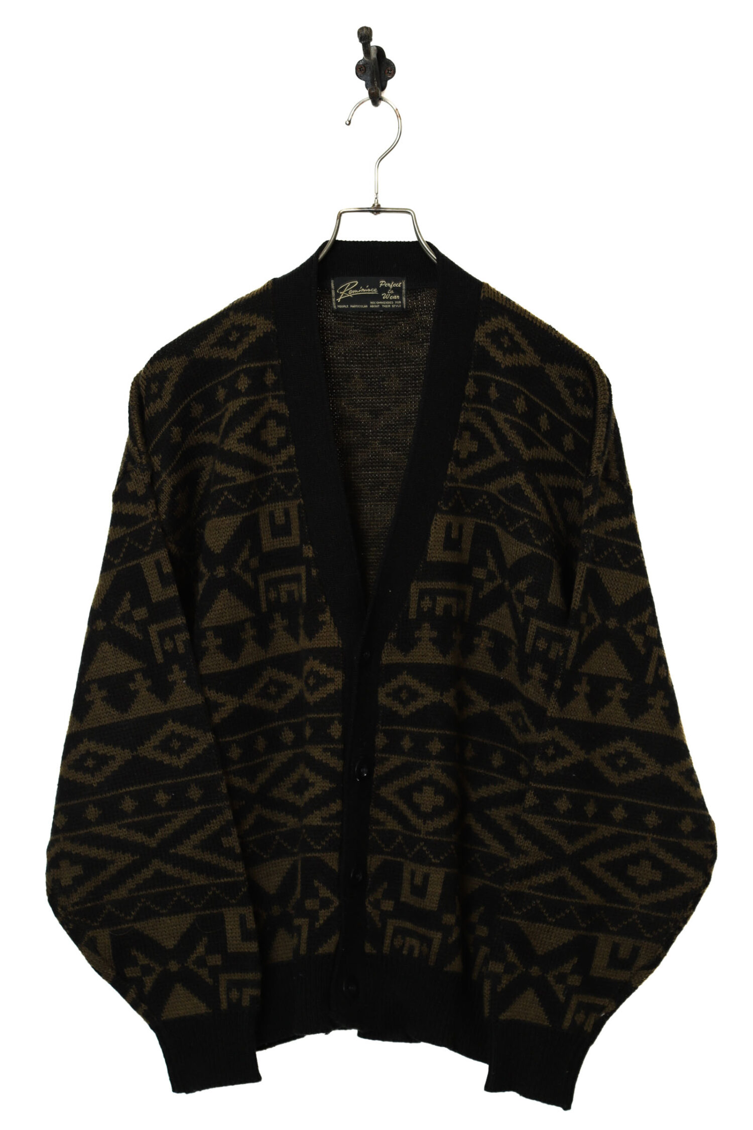 VINTAGE KNITED CARDIGAN/XL