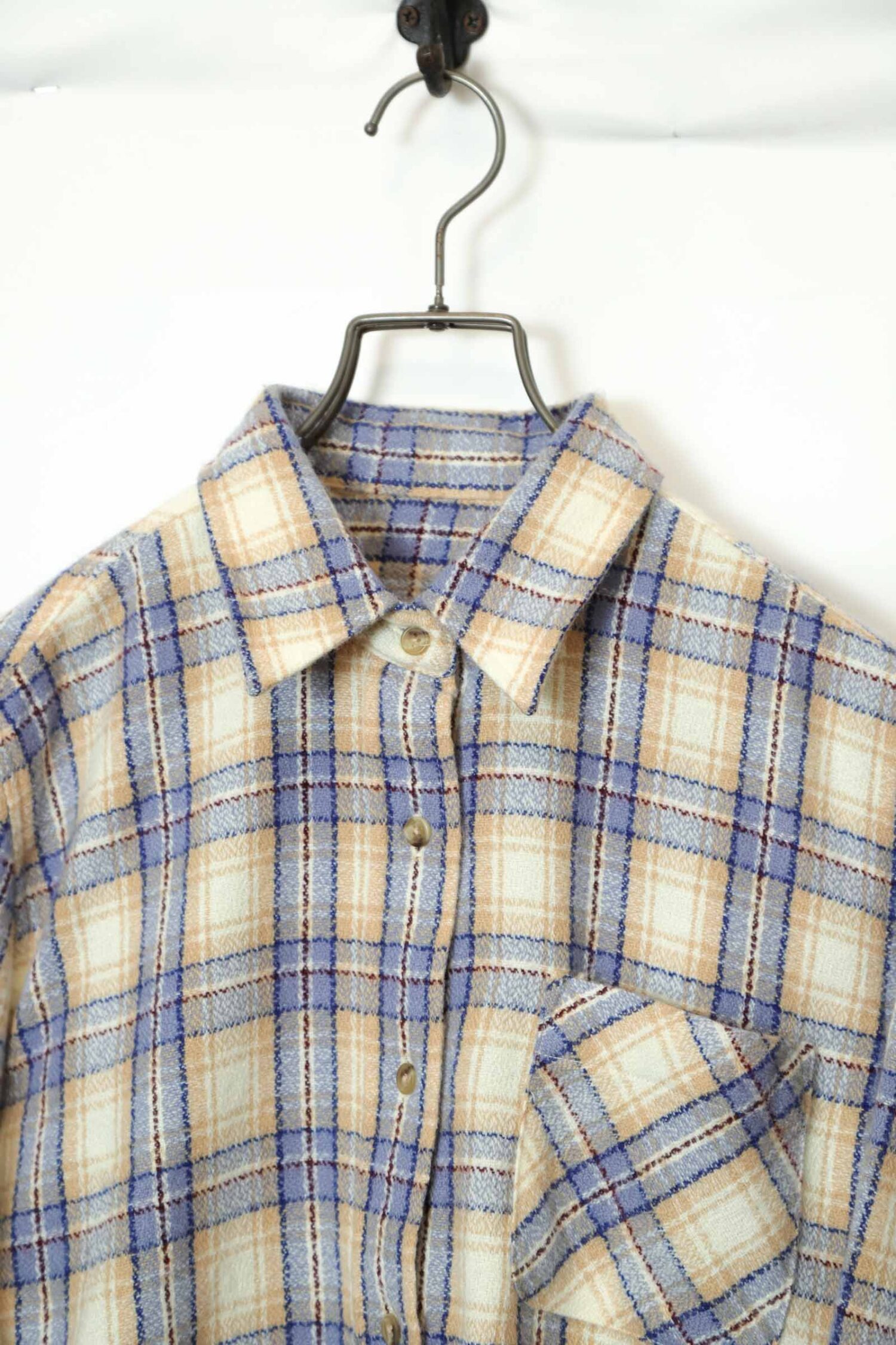 Alternative view of VINTAGE CHECK PATTERN SHIRT/M