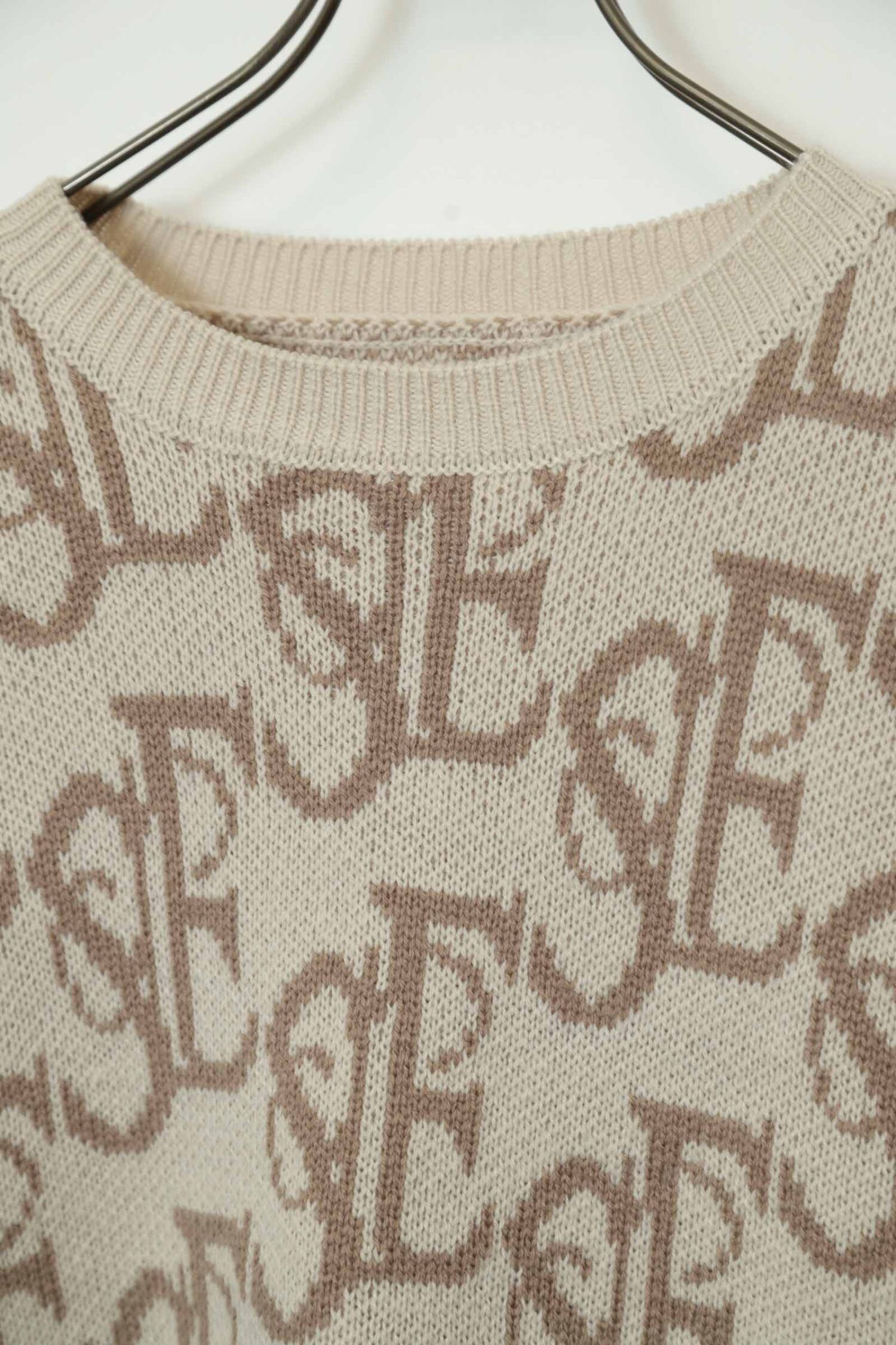 Alternative view of VINTAGE PATTERN KNITED SWEATER/XL