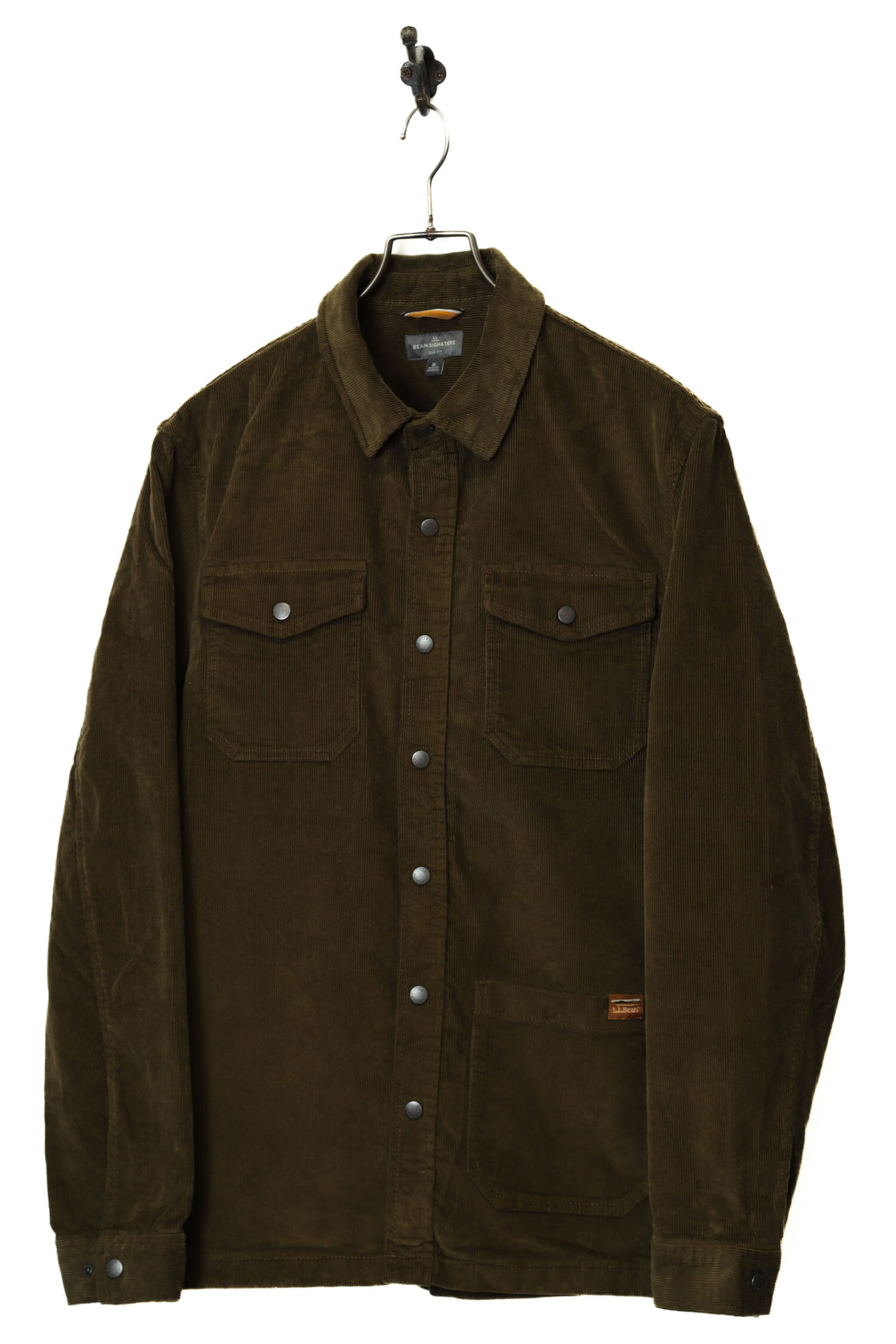 USED L.L BEAN CORDUROY COVERALL JACKET/M