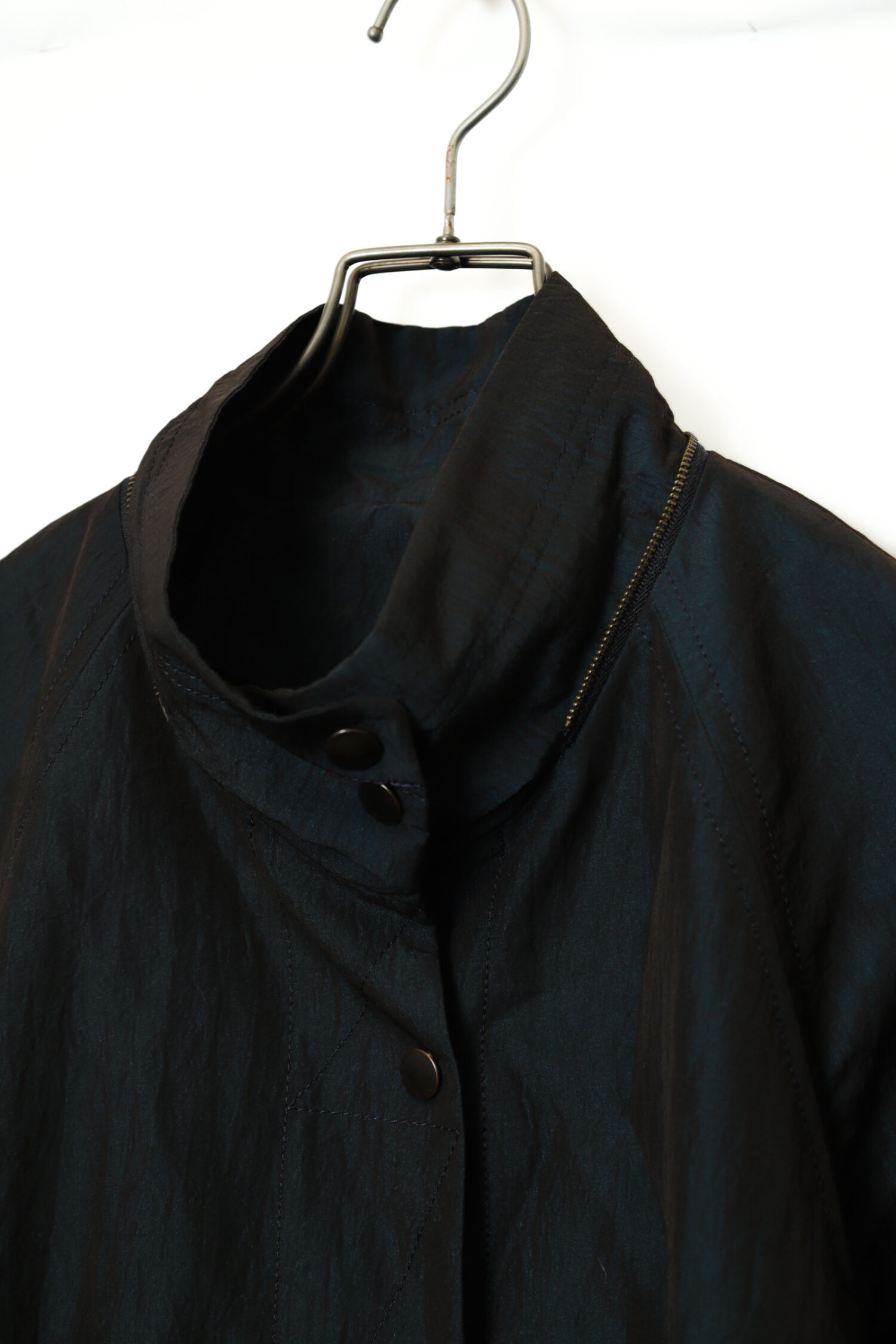 Alternative view of VINTAGE CHAMBRAY STAND COLLAR COAT/M