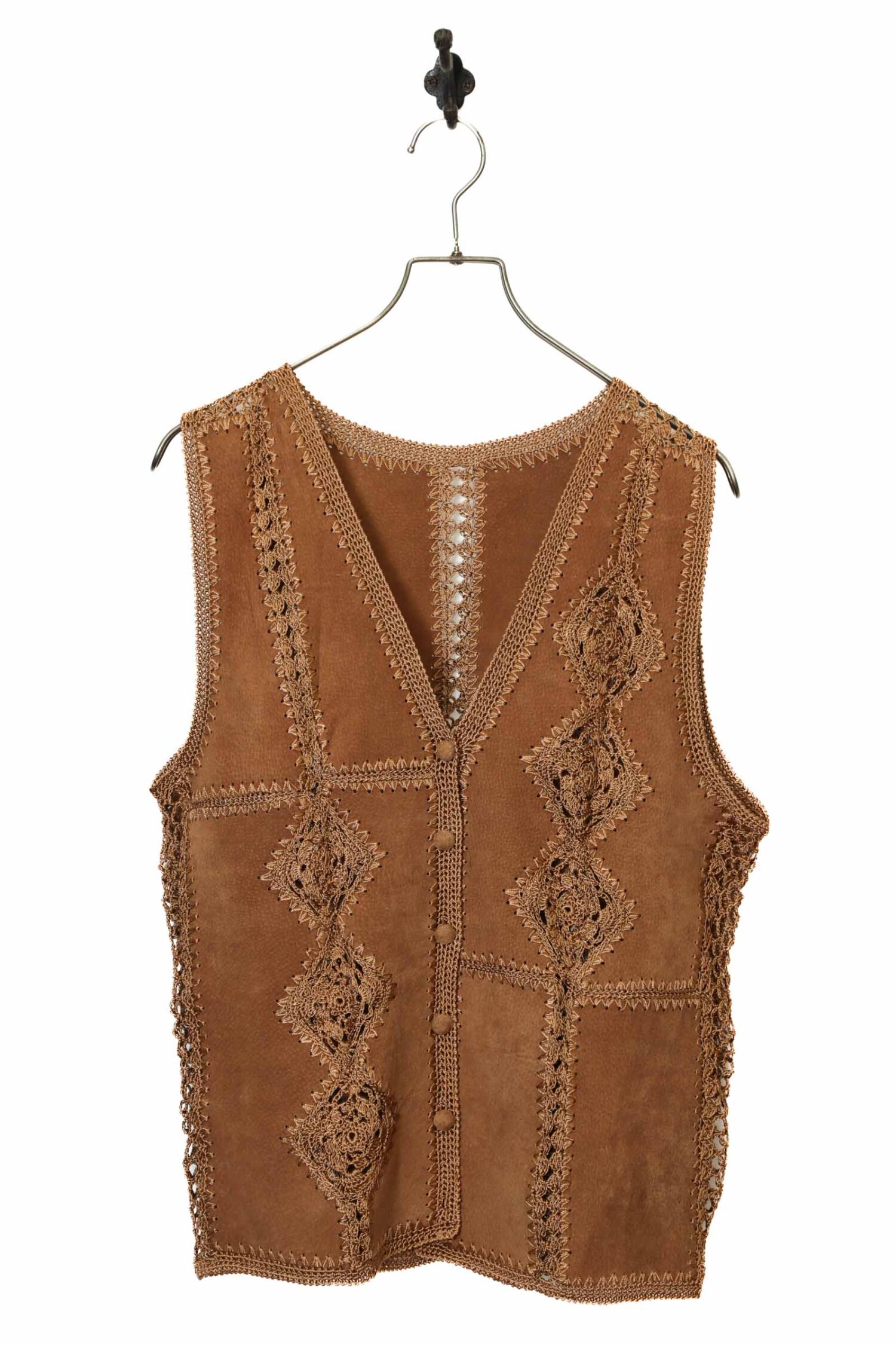 VINTAGE SUEDE VEST/M