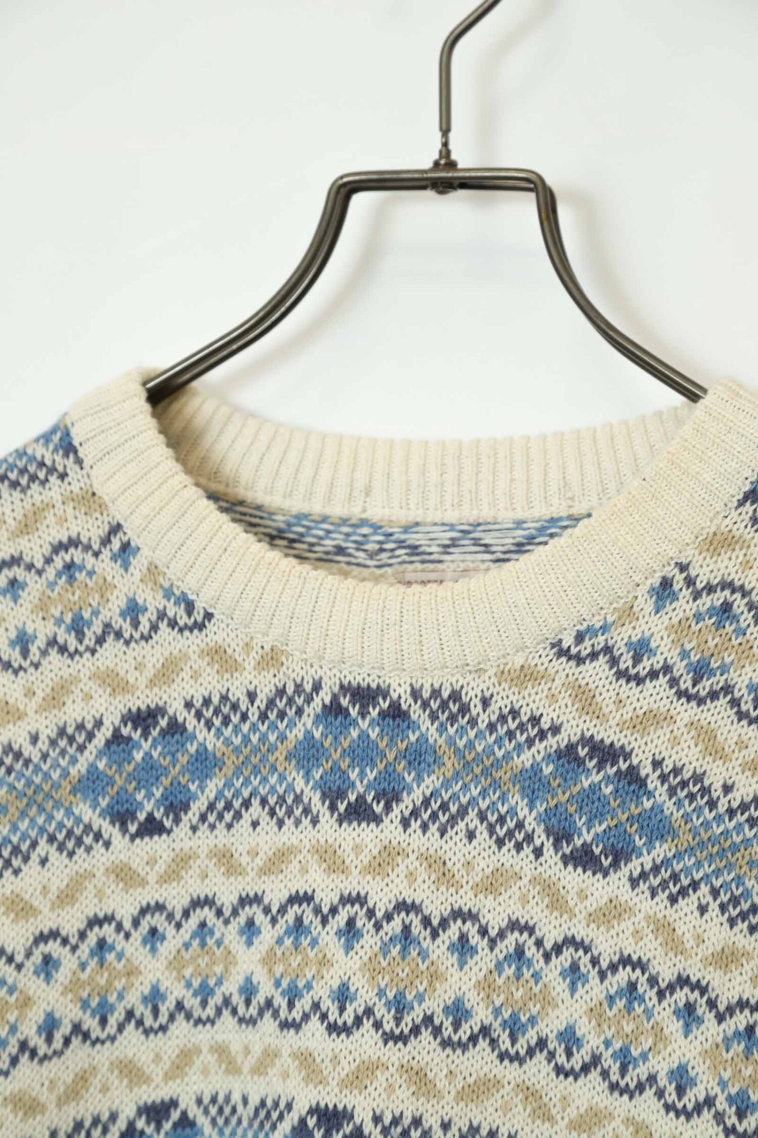 Alternative view of VINATGE PATTERN KNITED SWEATER/L