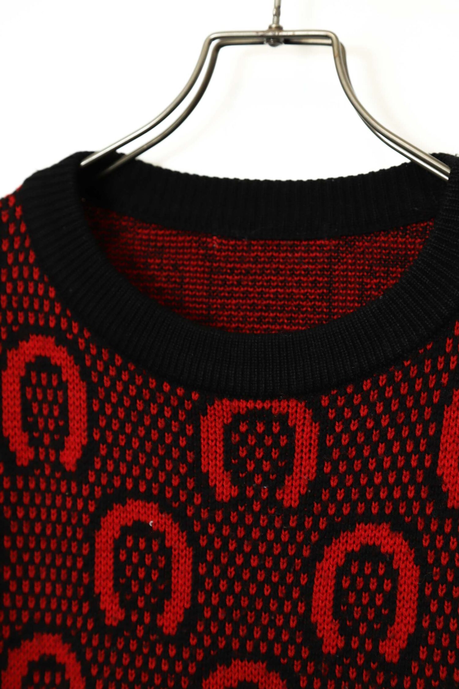 Alternative view of VINTAGE PATTERN KNITED SWEATER/L