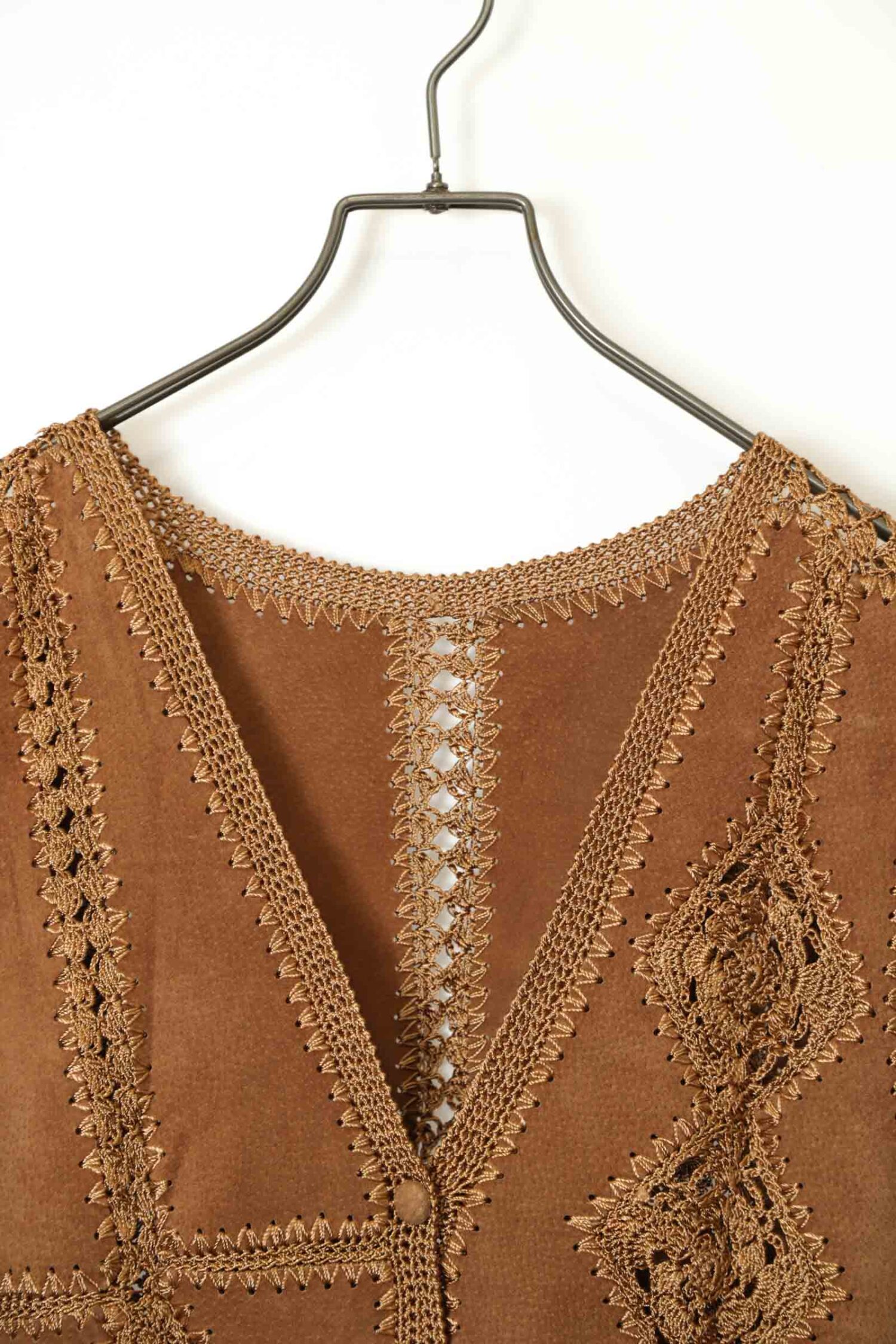 Alternative view of VINTAGE SUEDE VEST/M
