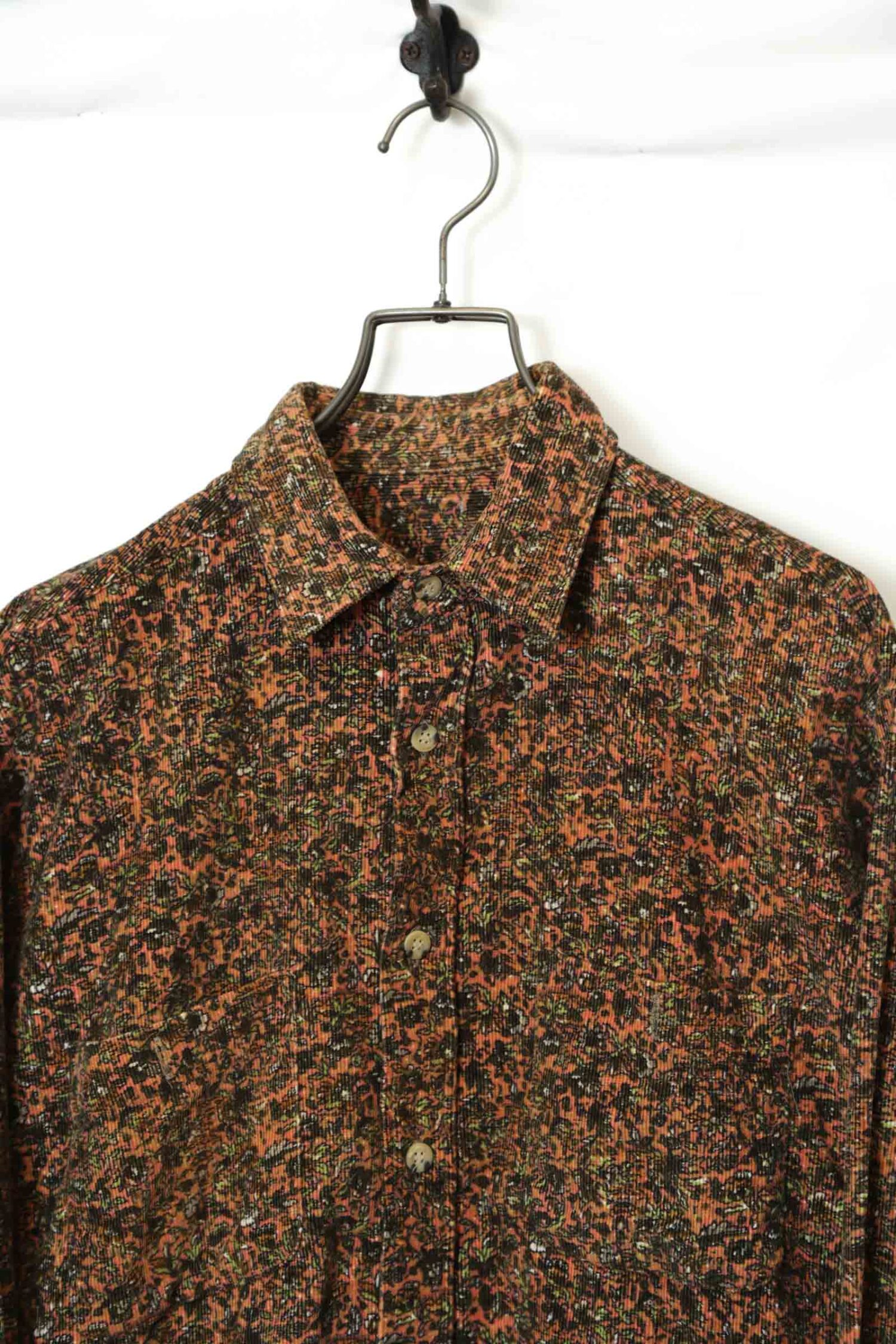 Alternative view of VINTAGE CORDUROY PRINTED SHIRT/L