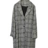 VINTAGE CHECK CHESTER COAT/M