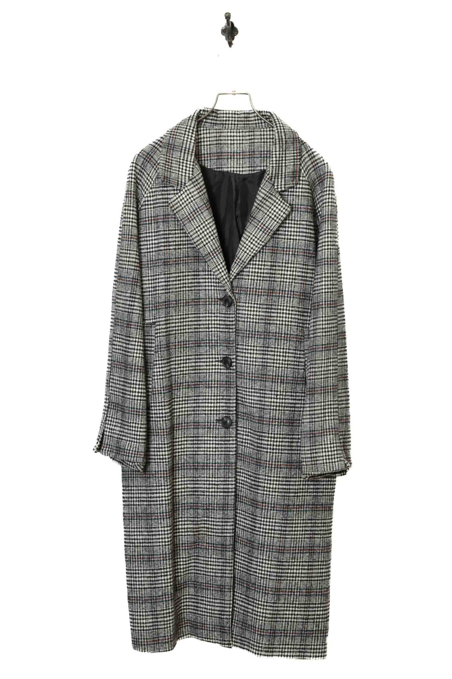 VINTAGE CHECK CHESTER COAT/M