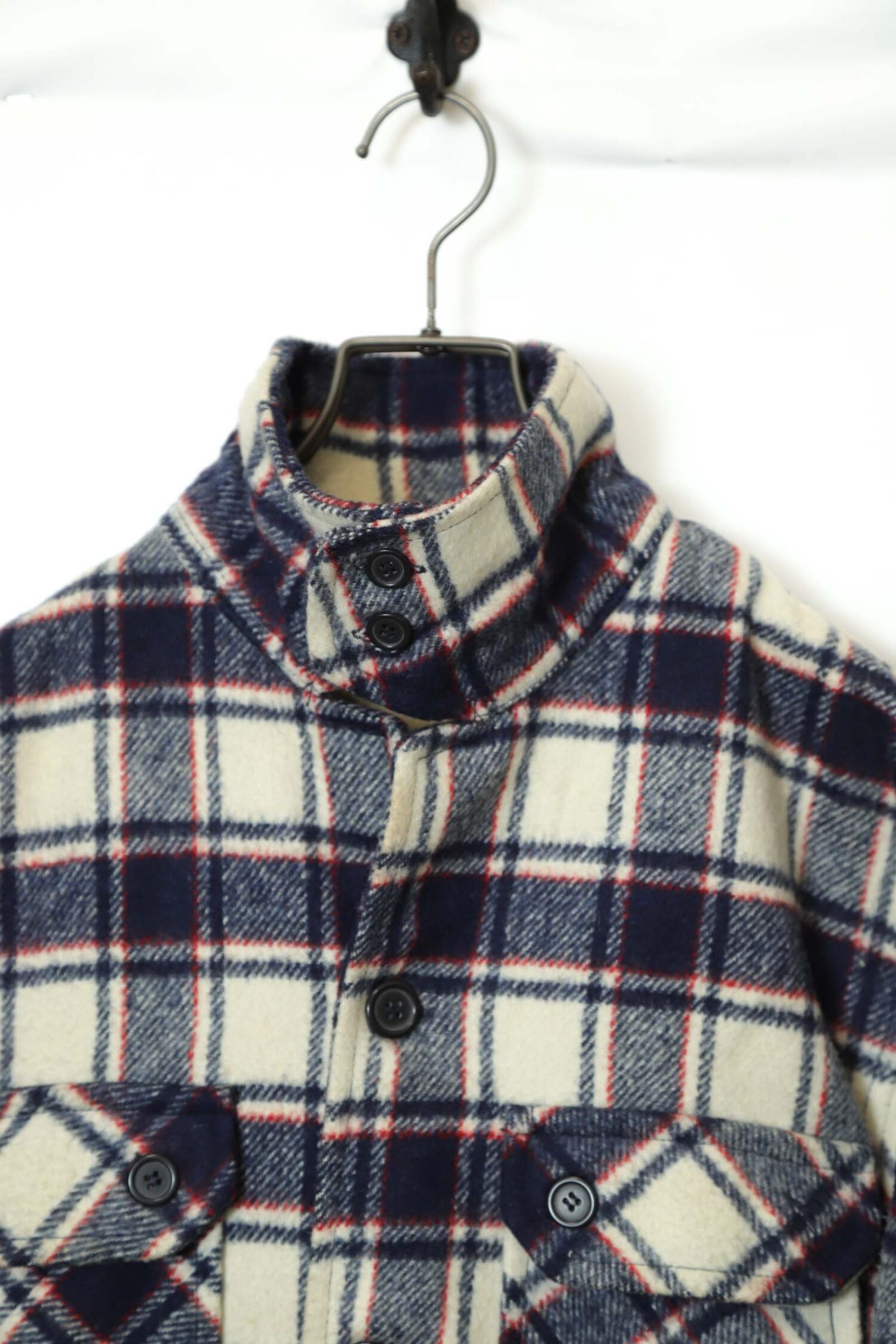 Alternative view of VINTAGE WOOLY STAND COLLAR JAKCET/M