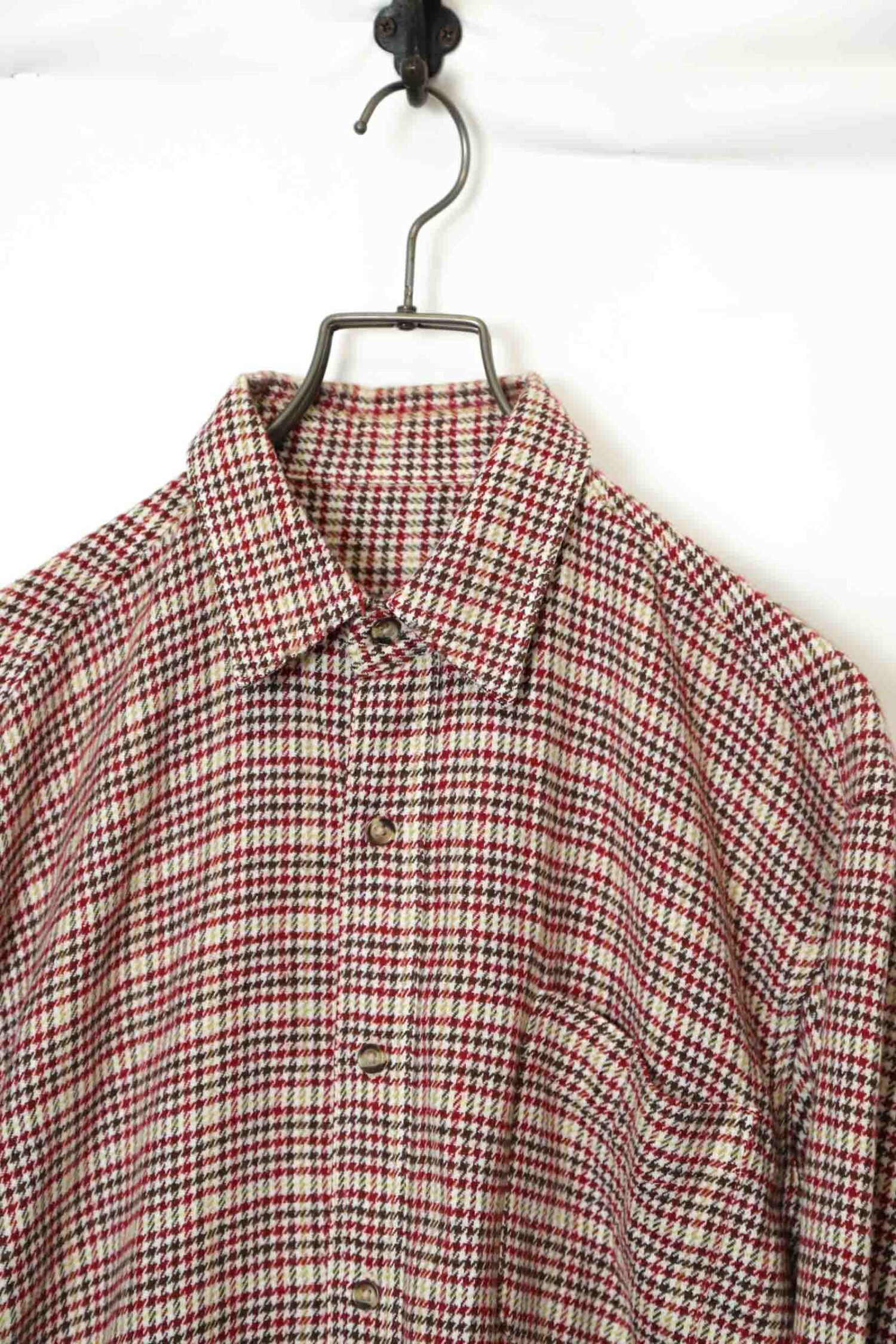 Alternative view of VINTAGE CHECK PATTERN SHIRT/L