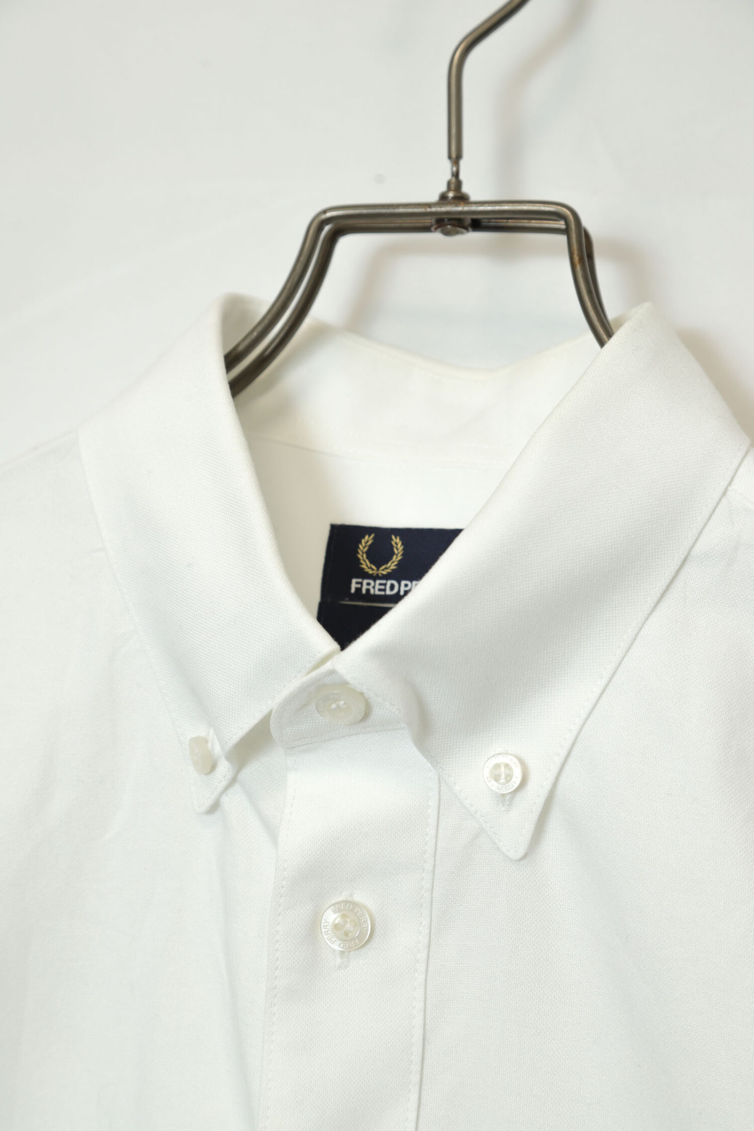 Alternative view of USED FRED PERRY WHITE SHIRT/S