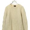 USED ARAN KNITED SWEATER/L