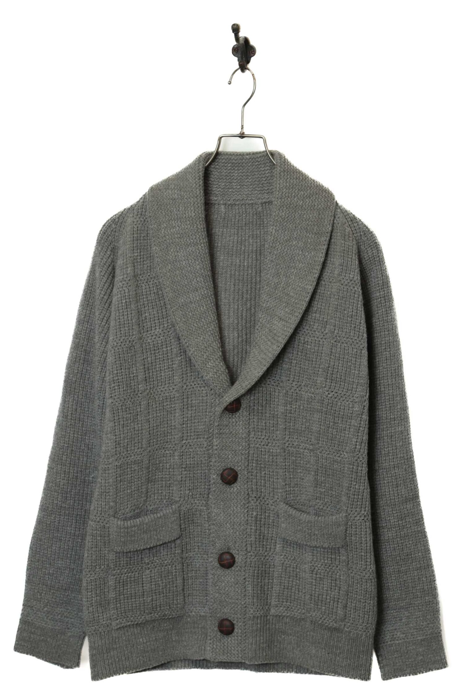 VINTAGE KNITED JACKET/M