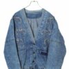 VINTAGE DESIGN DENIM JAKCET/L
