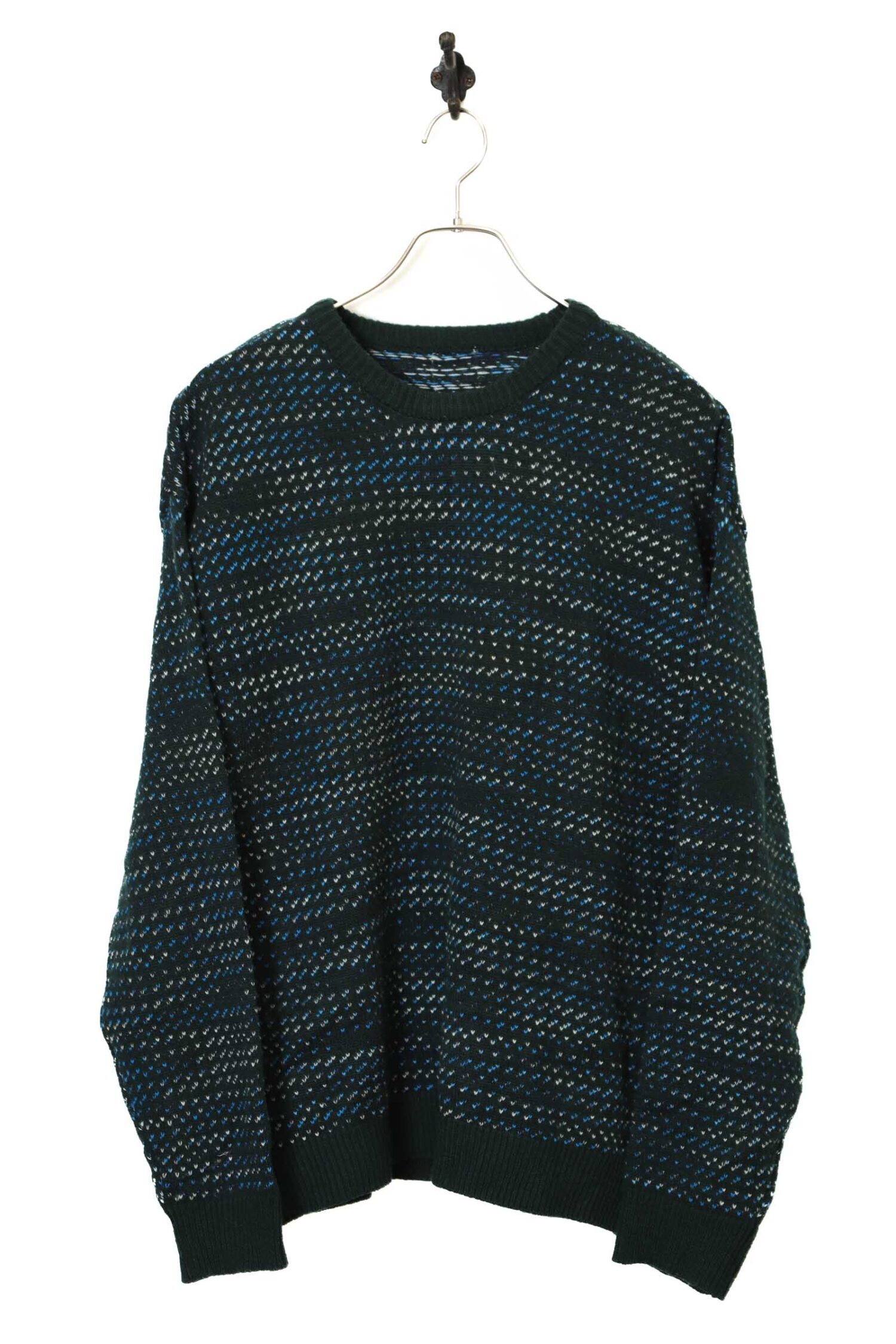 VINTAGE ZIP-UP KNITTED SWEATER/XL | 古着屋FERANTRACING【公式