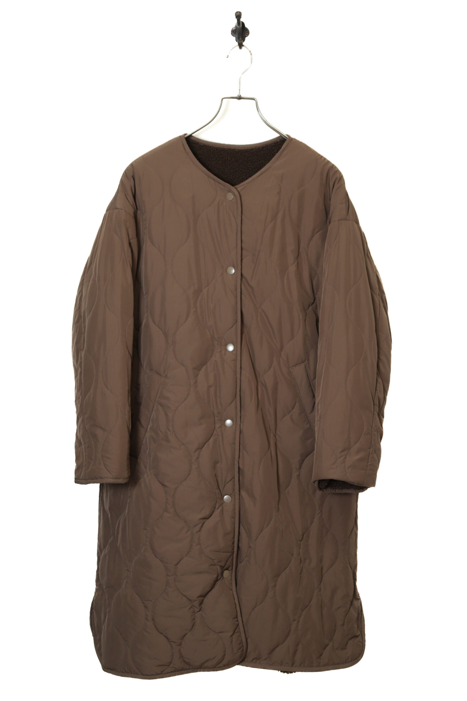 VINTAGE REVERSIBLE QUILTING COAT/L