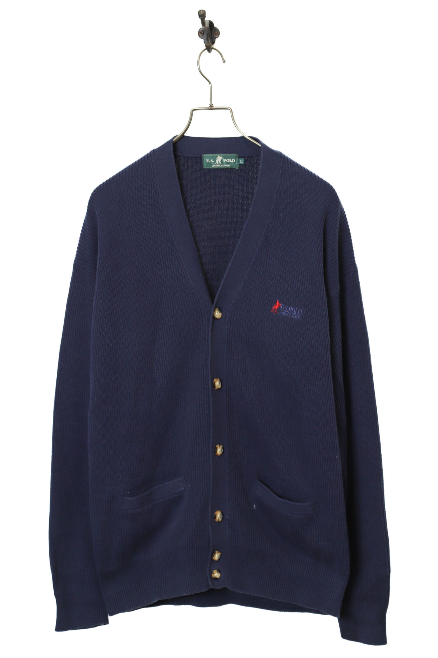 USED US POLO KNITED CARDIGAN/XL