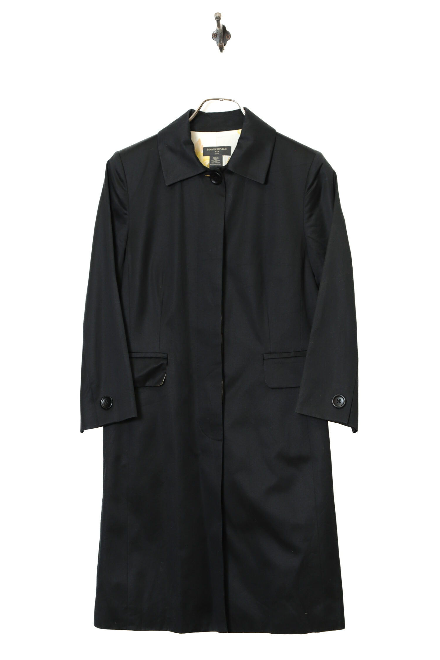 USED BANANA REPUBLIC CONVERTIBLE COLLAR COAT/S