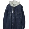 USED COVERALL DENIM PARKA/XL